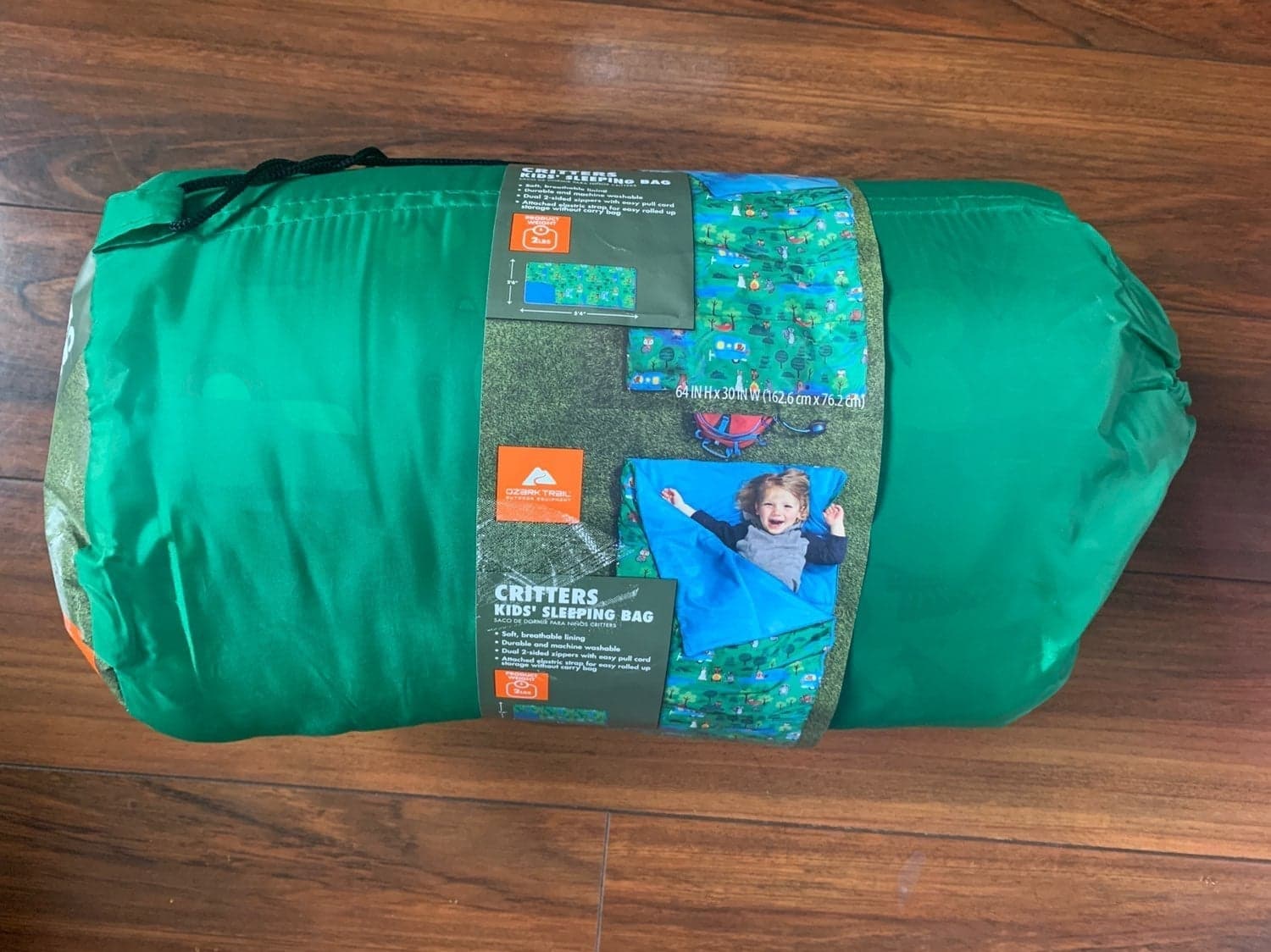 Ozark Trail 50 F Rectangular Sleeping Bag Kids Sleeping Bag Breathable - Thumbnail 3
