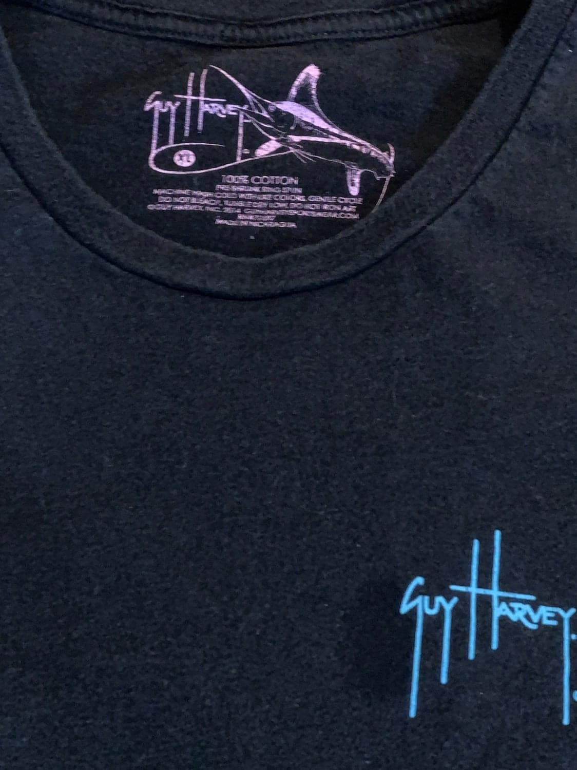 Womens XL Guy Harvey Swordfish T-Shirt - Thumbnail 4