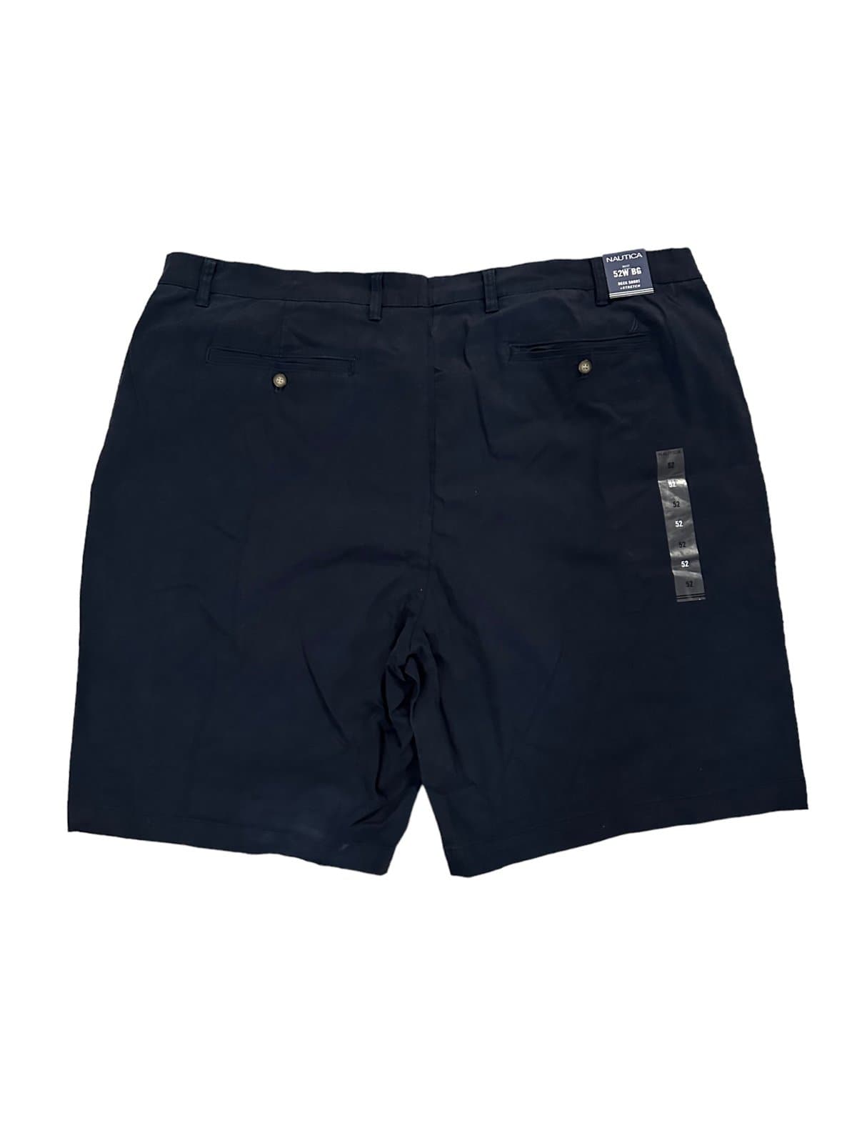 NAUTICA Men’s Deck Shorts Stretch True Navy Size 52W Big $60 NWT 10” Seam - Thumbnail 2
