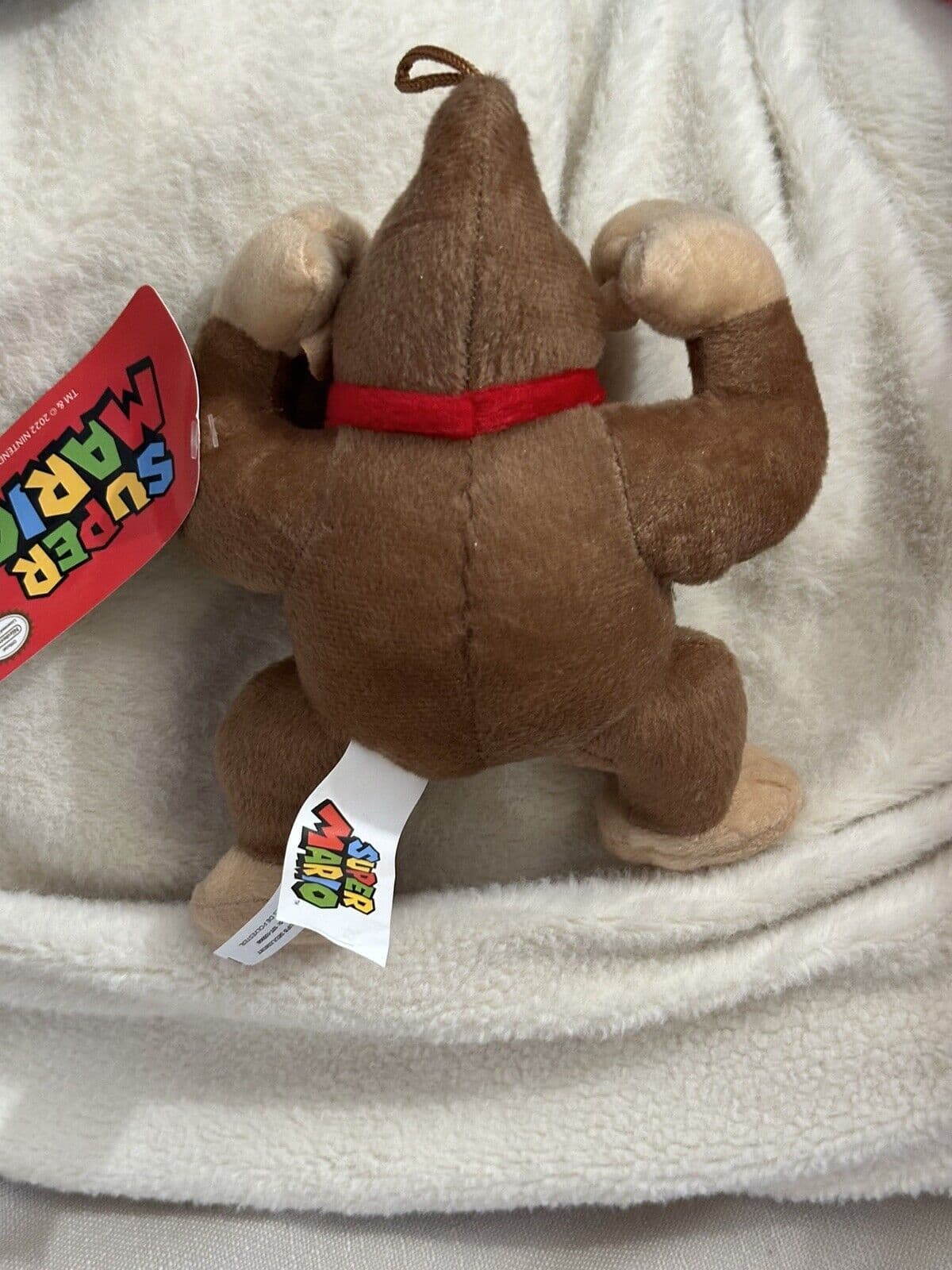 7" Official Super Mario Donkey Kong Nintendo Plush Stuffed Toy Brand New W/Tags - Thumbnail 2