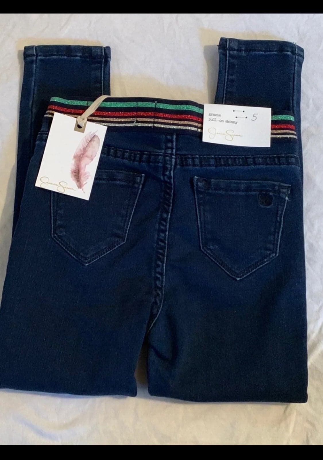 Jessica Simpson Toddler Girls Jeans - Thumbnail 4
