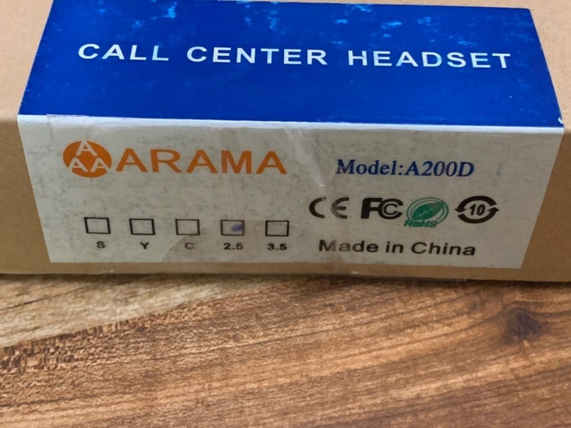 Arama Call Center Headset A200D - Thumbnail 3
