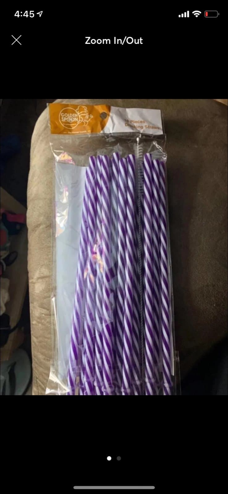 36 Reusable Plastic Straws w Brush - Thumbnail 3