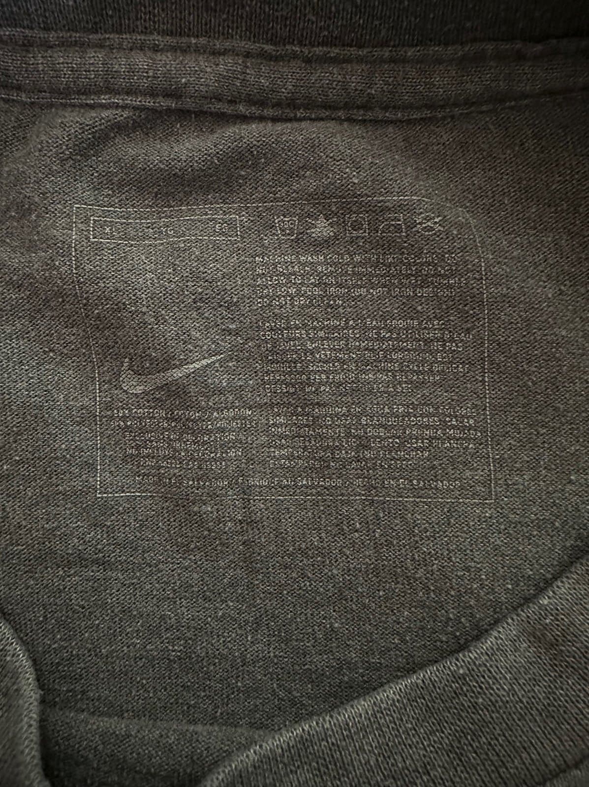 Nike Men's T-Shirt Athletic Short Sleeve Embroidered Logo Tee Cotton Top XL - Thumbnail 6