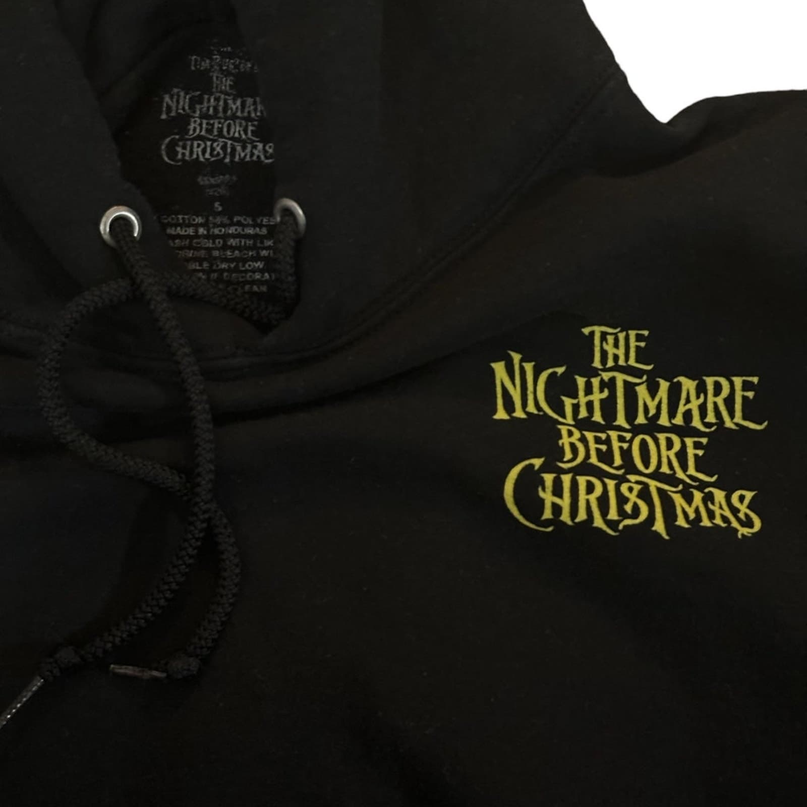 Adult Small The Nightmare Before Christmas Japanese Hoodie Disney Rare - Thumbnail 4