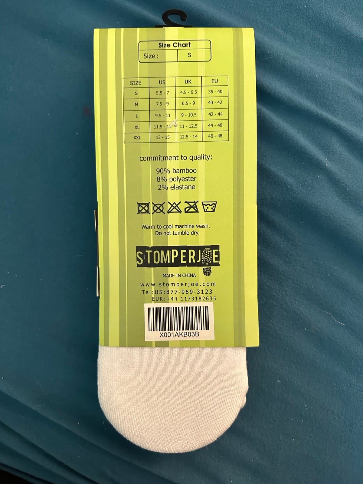 No Show Bamboo Socks By Stomper Joe - Thumbnail 2