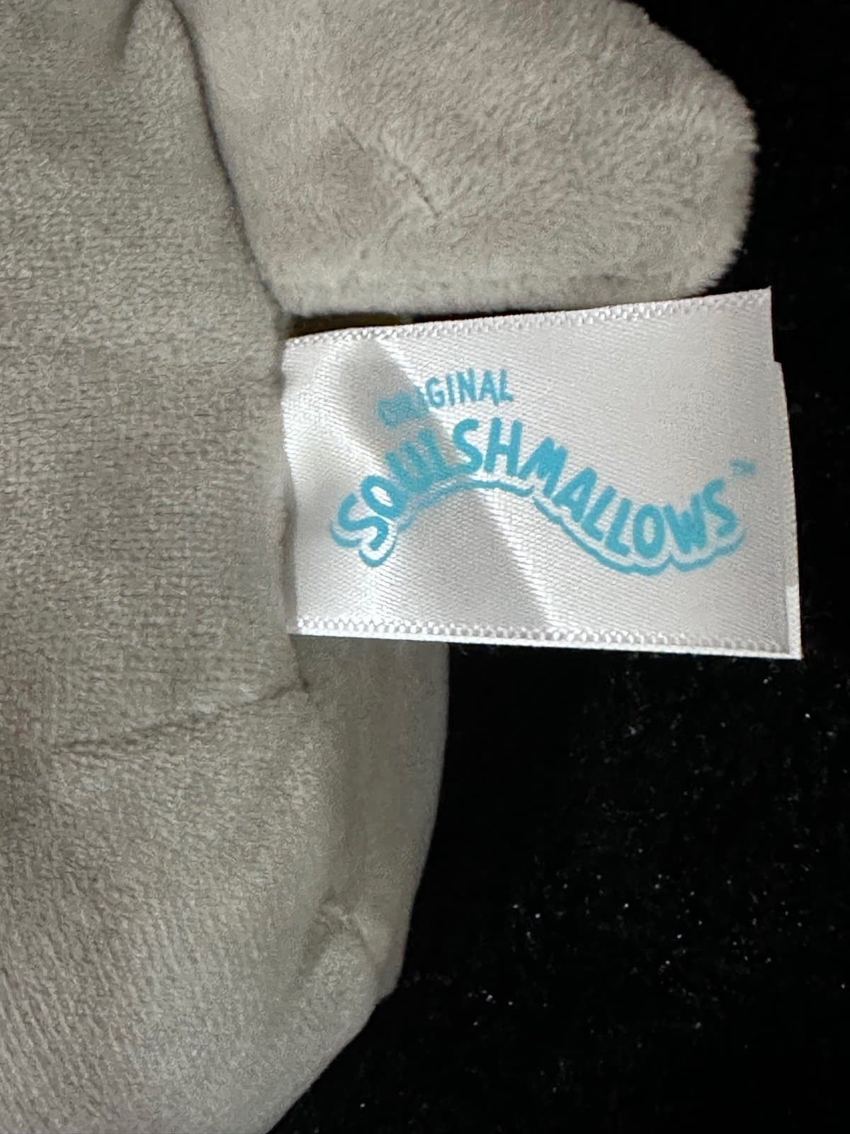 Squishmallow Gordon the Shark Holding Watermelon Stuffed Plush Gray 8" Kellytoy - Thumbnail 3