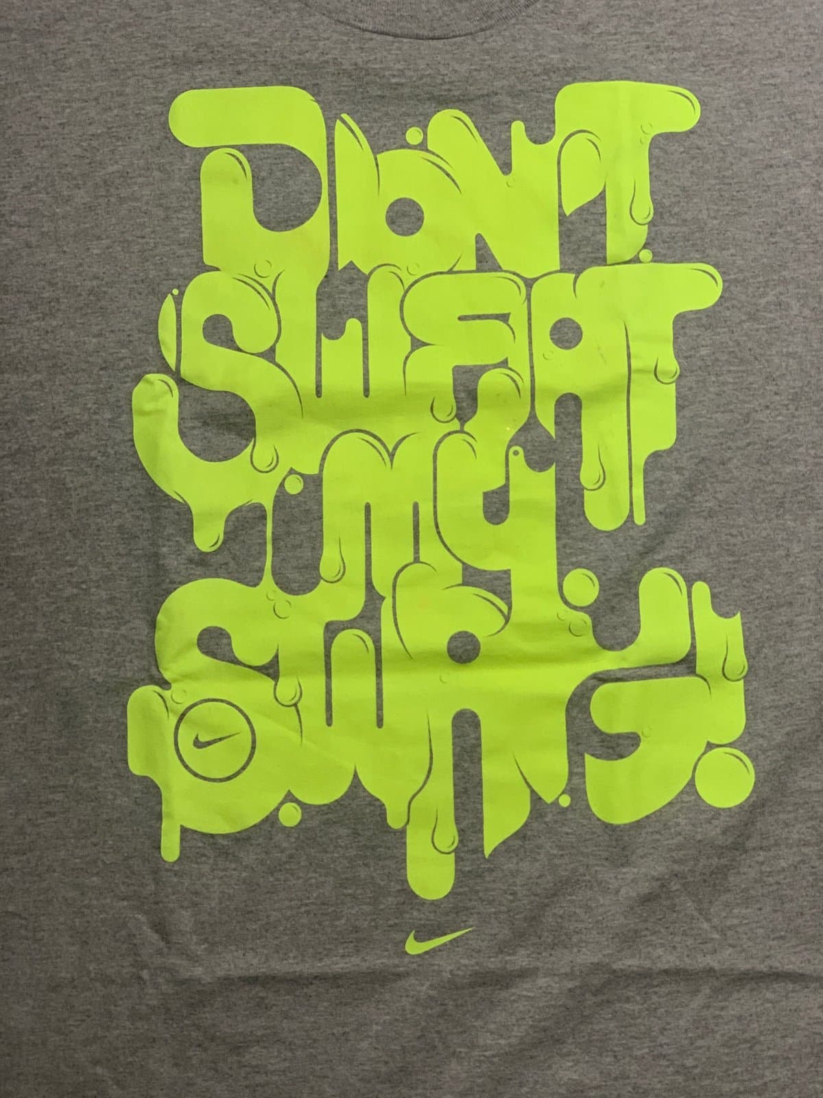 Nike Don’t Sweat My Swag Graphic T-Shirt Mens XL loose fit - Thumbnail 2