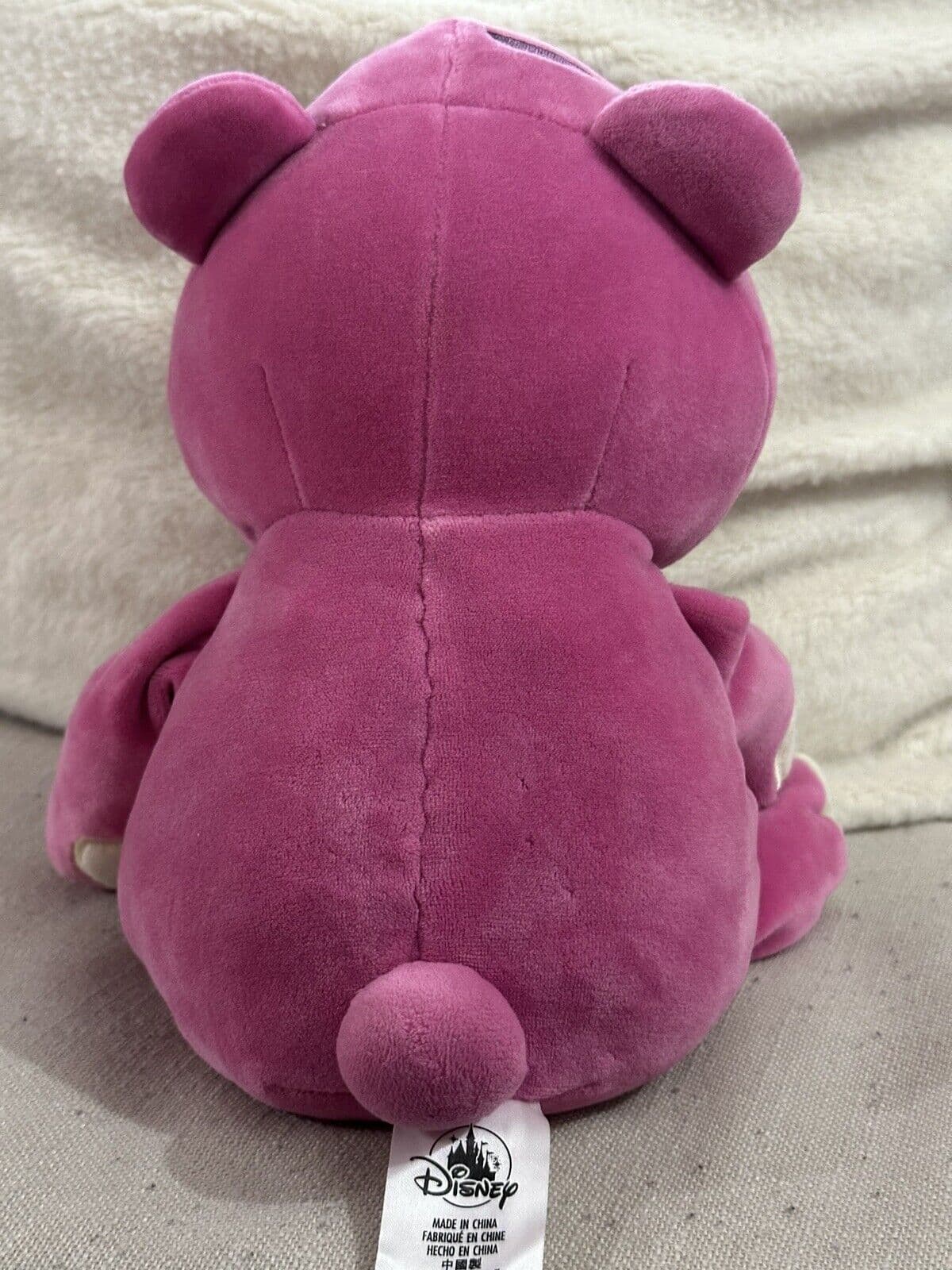 Disney Lotso Bear Weighted Plush - 15" - Toy Story 3 Japan Rare - Thumbnail 8