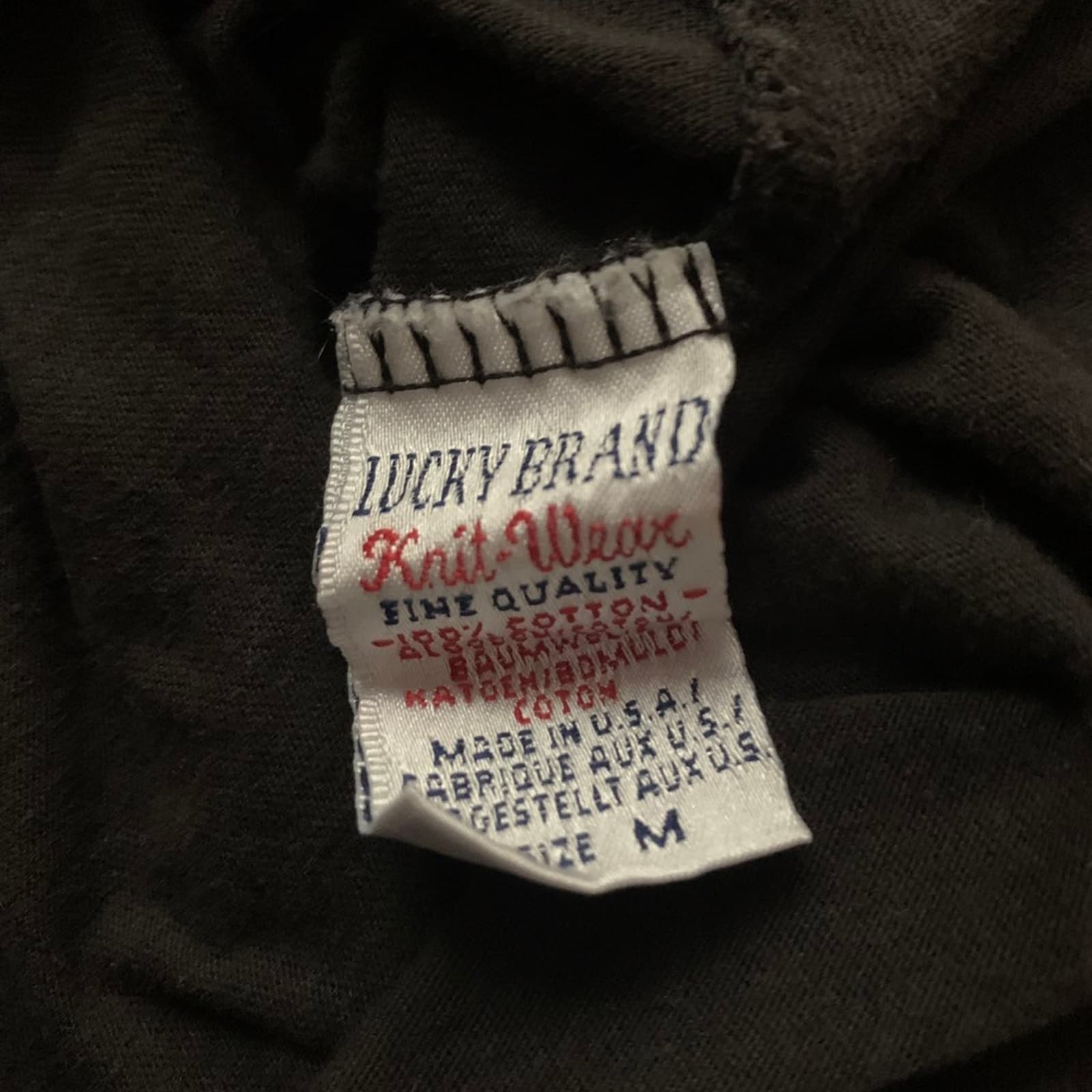 Vintage Lucky Brand Janis Joplin Tee Shirt - Thumbnail 5