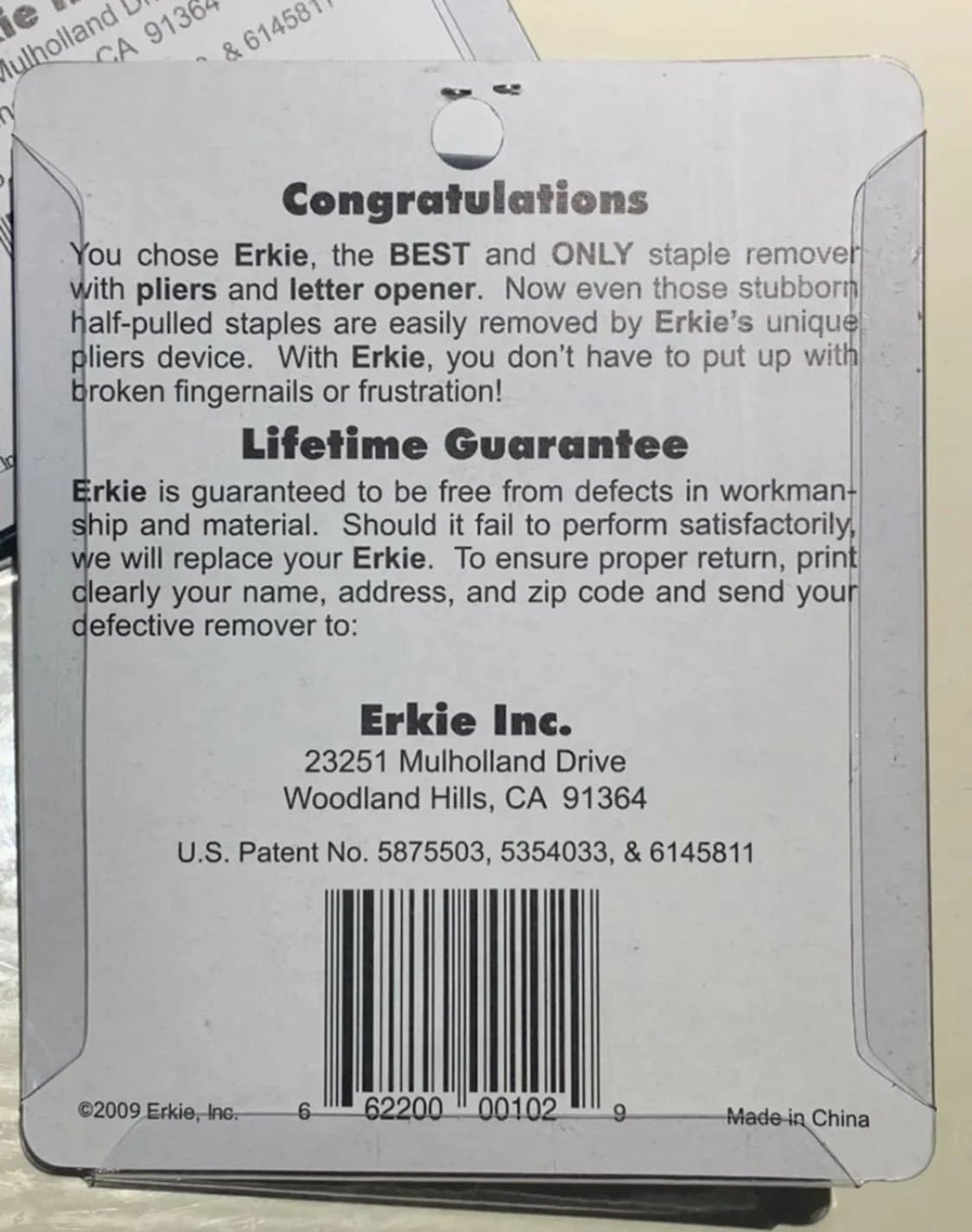 Lot 3 erkie staple removers - Thumbnail 2
