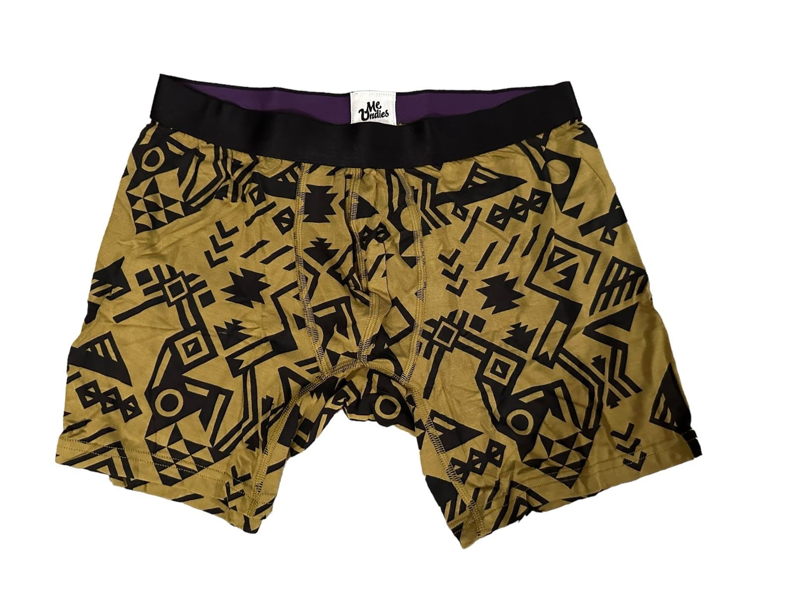 2 Meundies NWOT Green Aztec Native primal trunk underwear size Medium - Thumbnail 2