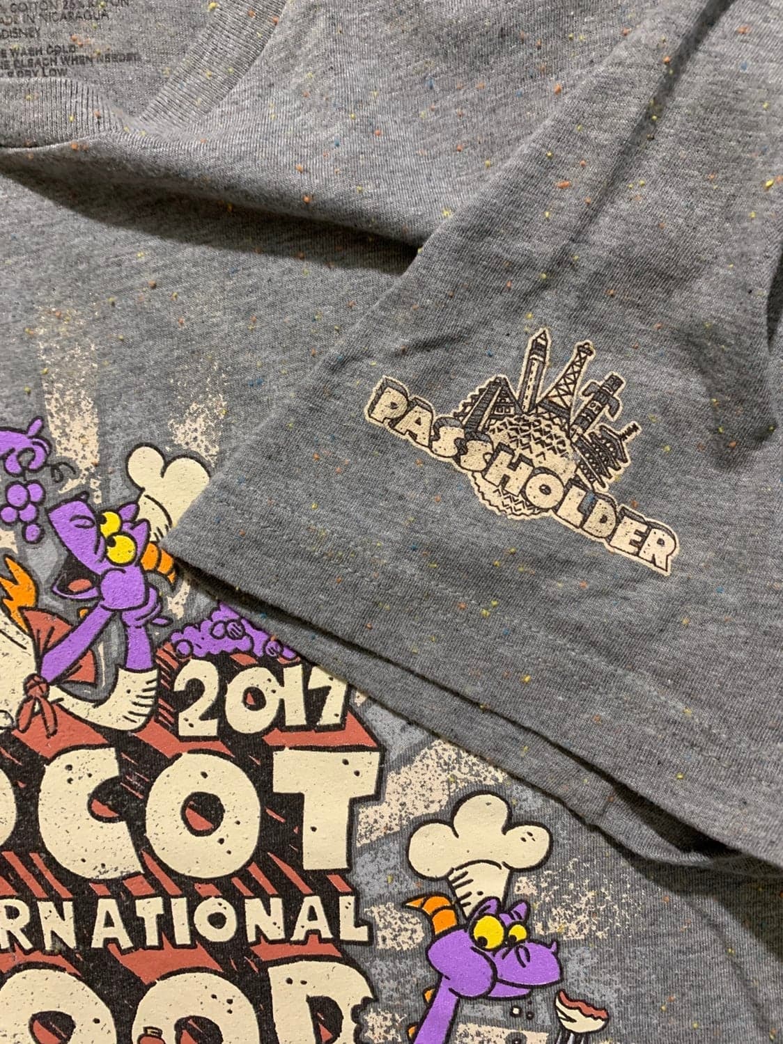 2017 Disney Epcot Food and Wine Festival Tee Passholder Exclusive T-Shirt - Thumbnail 4