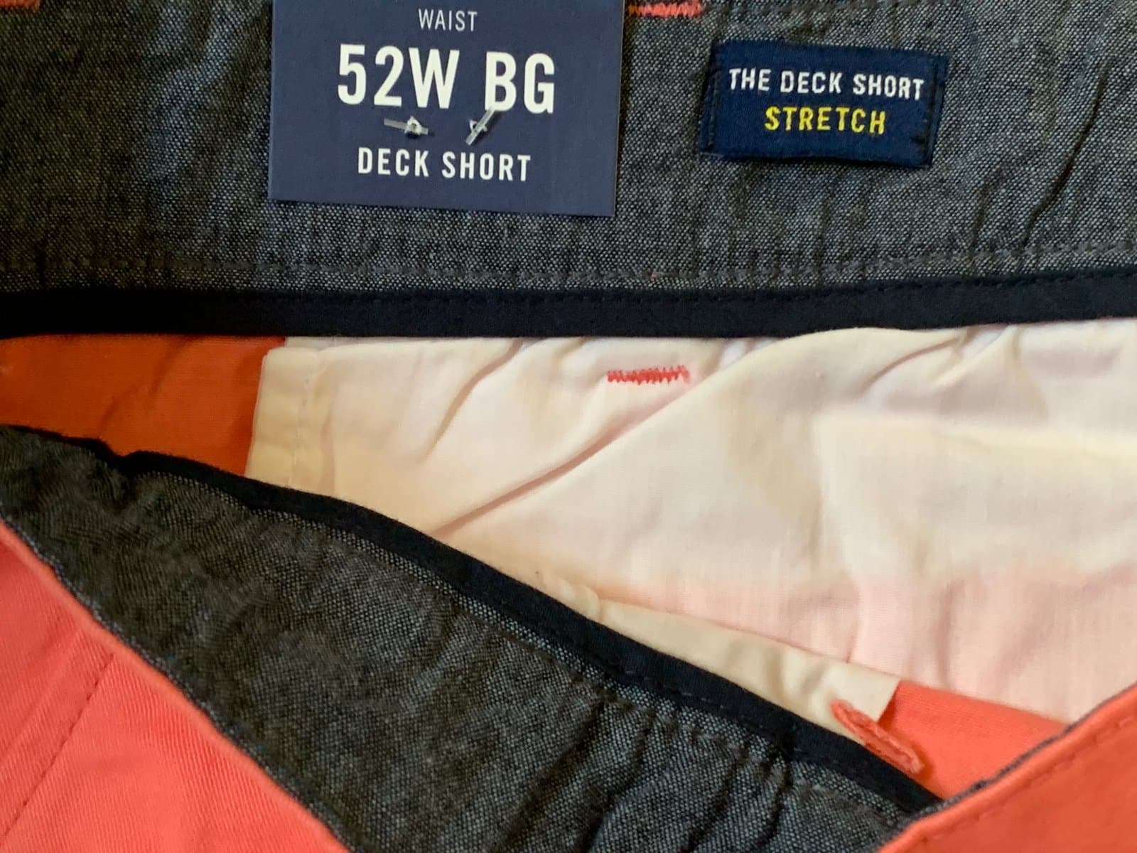 Nautica BIG & TALL CLASSIC FIT DECK SHORTS Stretch 52W Casual Dress Men's - Thumbnail 4