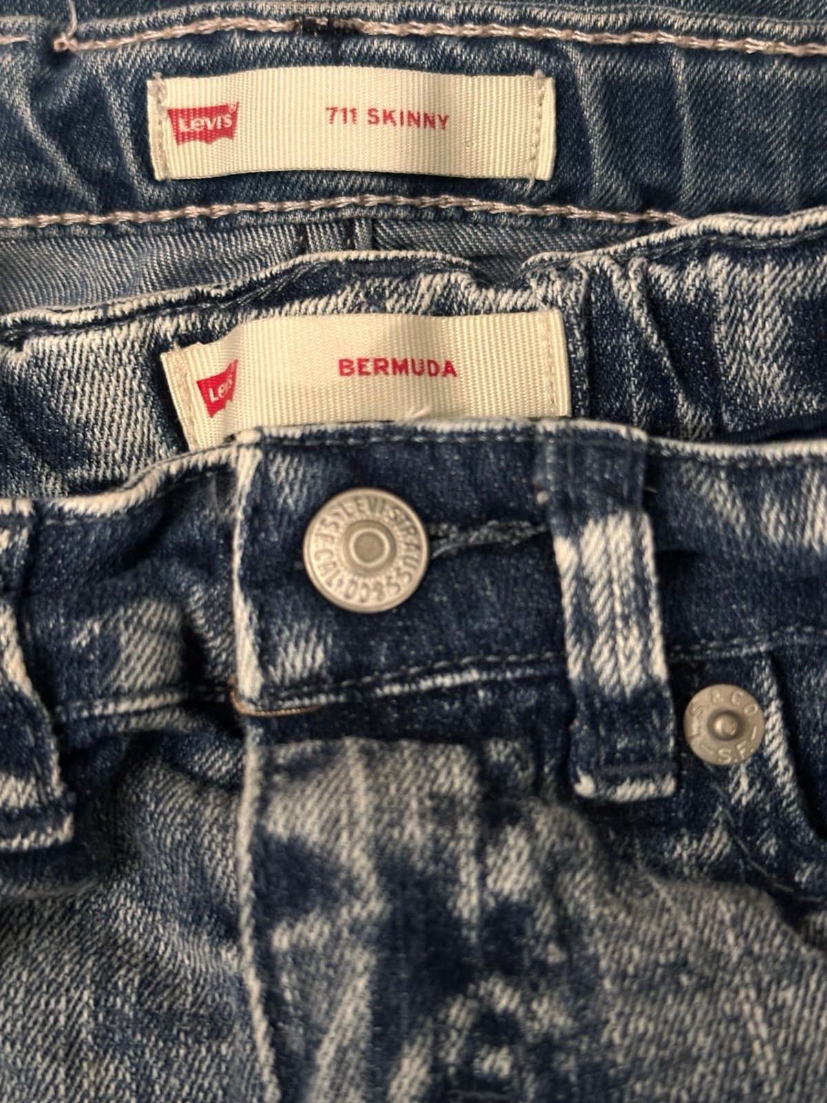Toddler 4T Levis Bermuda Shorts and Jeans - Thumbnail 3