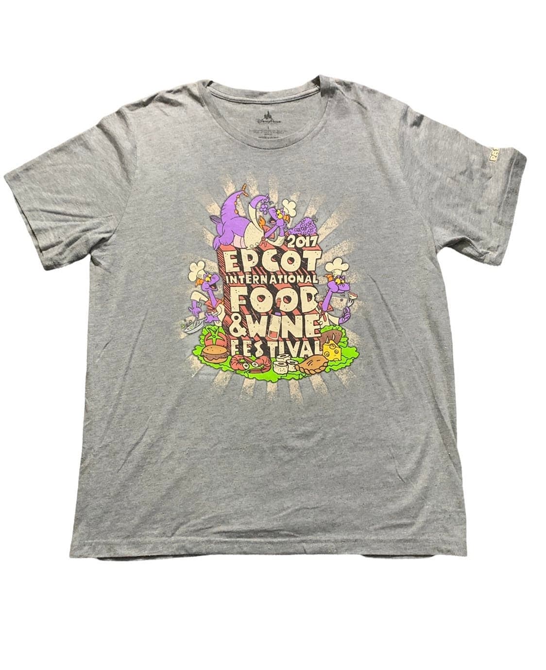 2017 Disney Epcot Food and Wine Festival Tee Passholder Exclusive T-Shirt - Thumbnail 2
