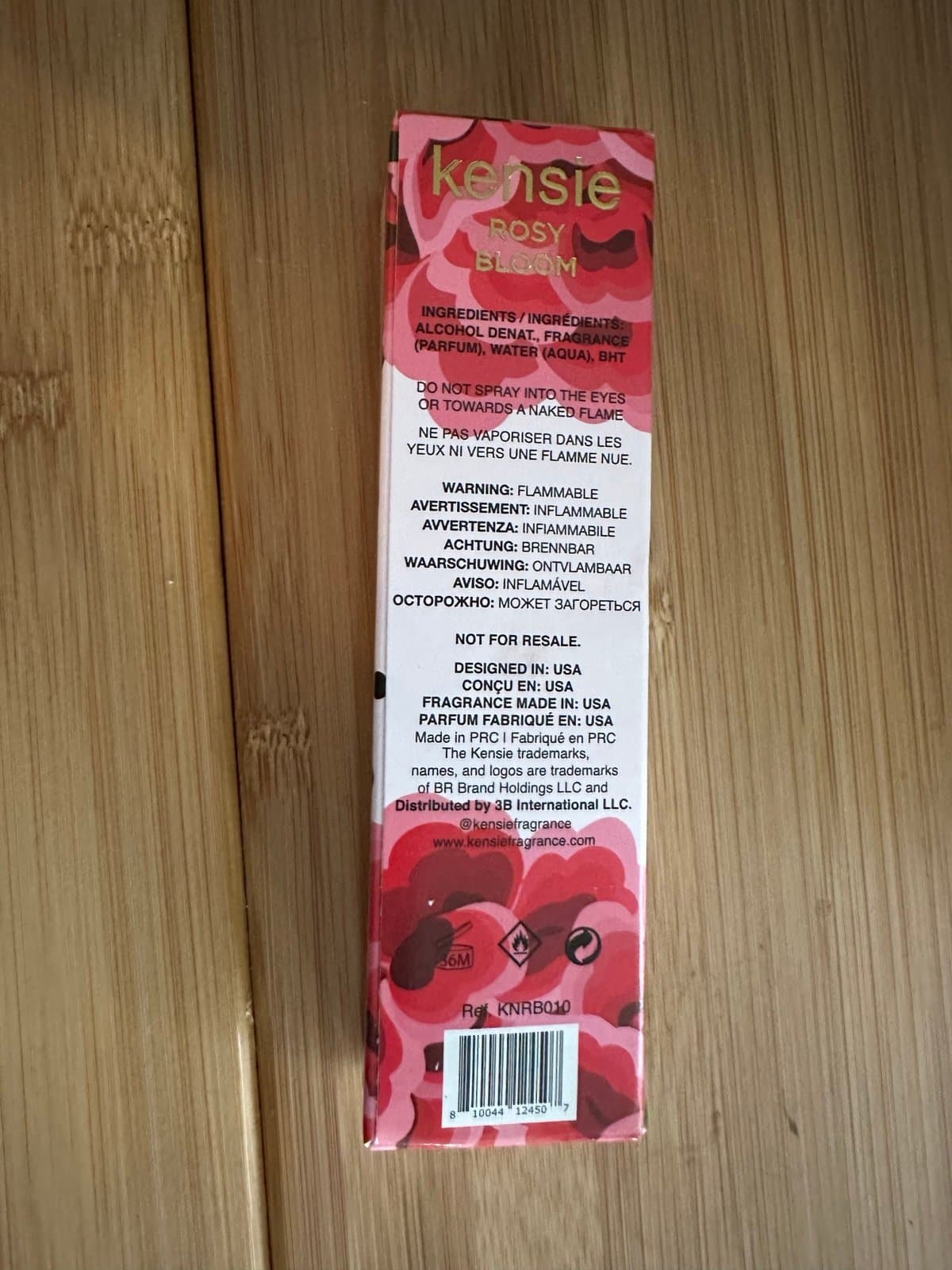 KENSIE Rosy Bloom Eau de Parfum Fragrance travel Perfume Spray - Thumbnail 2