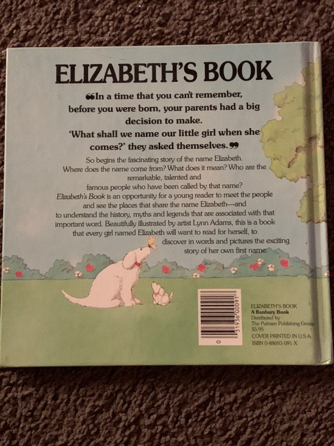 Personalized kids elizabeth’s book 1984 - Thumbnail 2