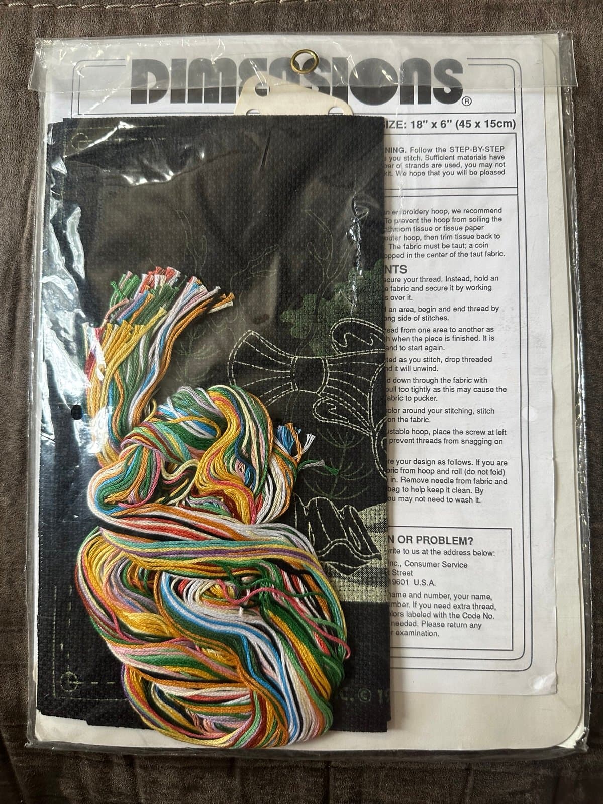 Dimensions No Count Cross Stitch Kit Exotic Tropical Fish (3944) - Thumbnail 2