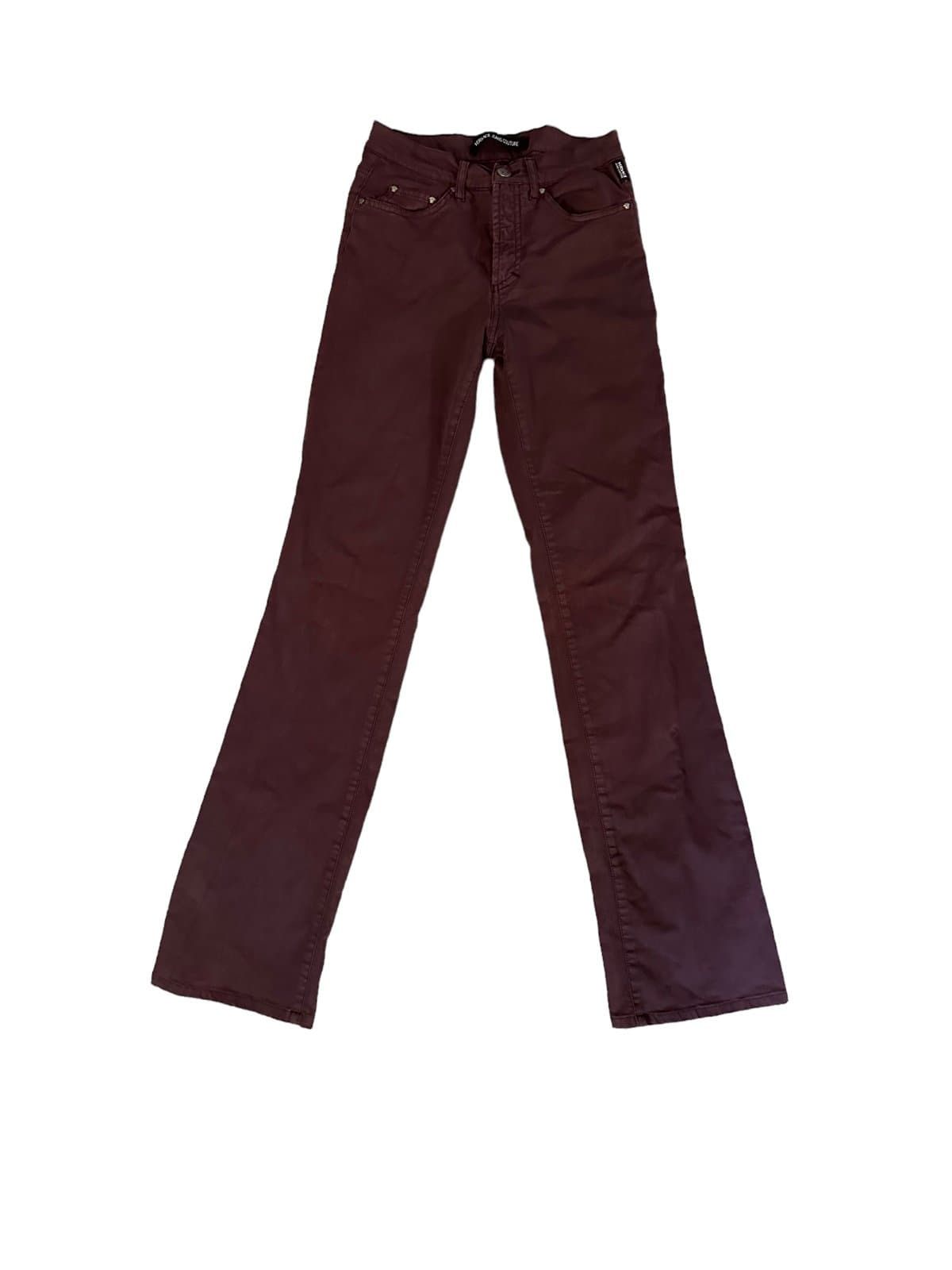 Versace Jeans Couture Womens Purple Pants - Thumbnail 2