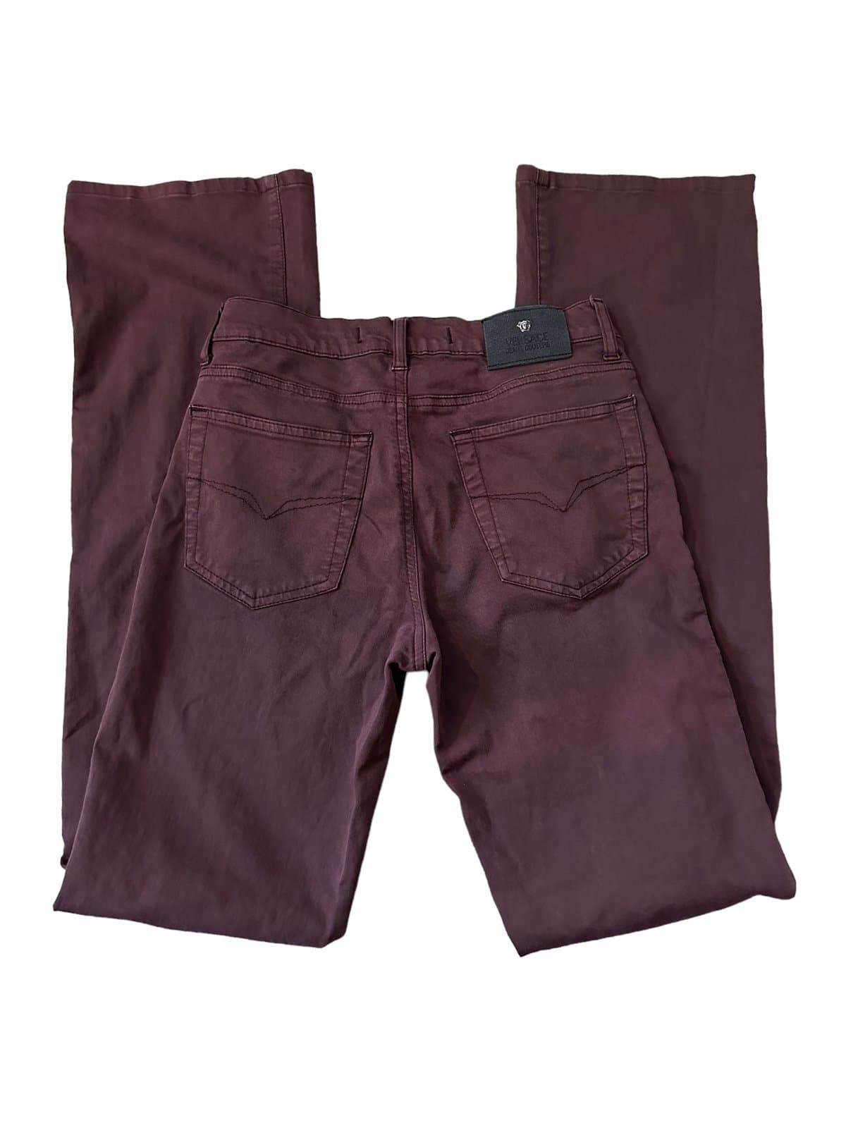 Versace Jeans Couture Womens Purple Pants - Thumbnail 5