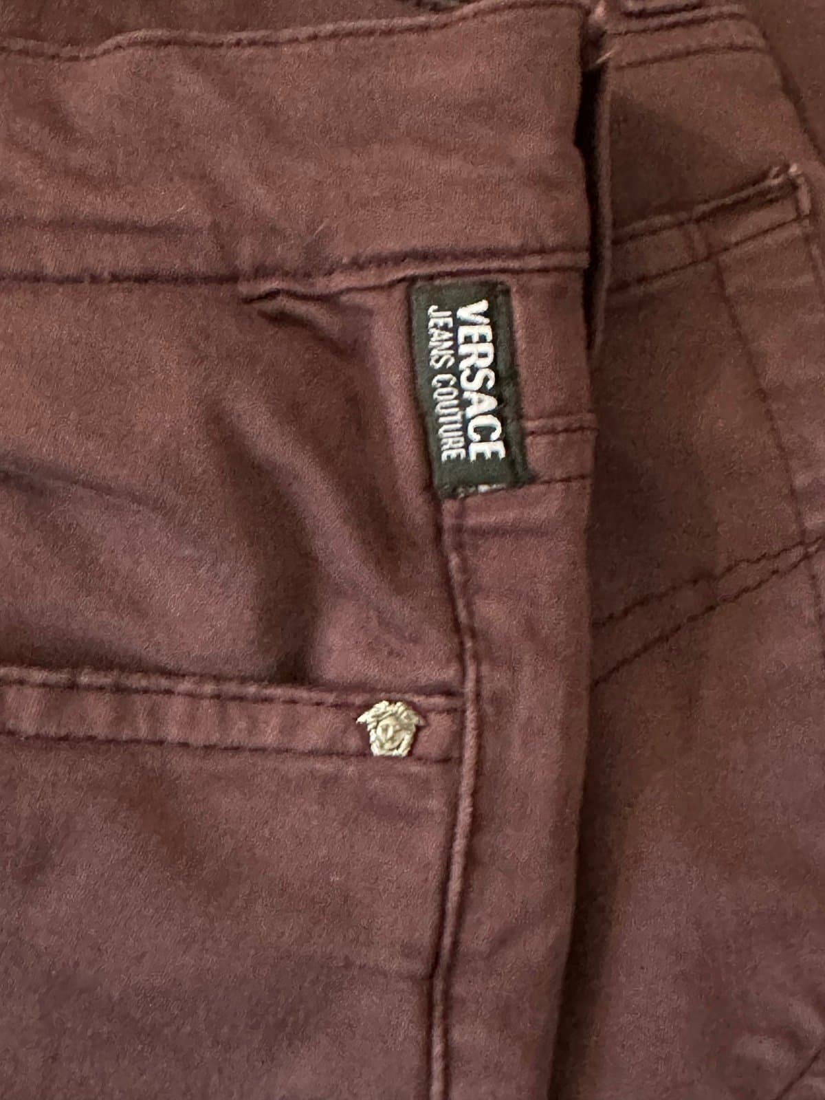 Versace Jeans Couture Womens Purple Pants - Thumbnail 8
