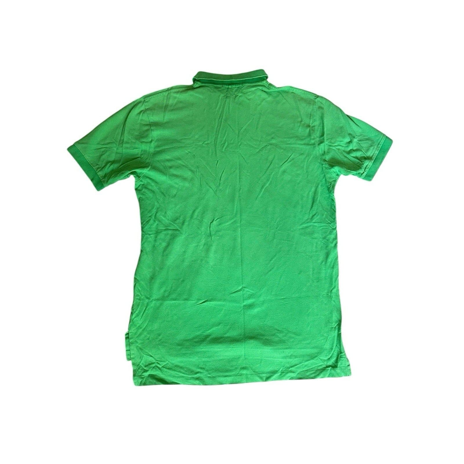 POLO by RALPH LAUREN Classic Polo Shirt w Small Pony Logo in Green Sz L Large - Thumbnail 3