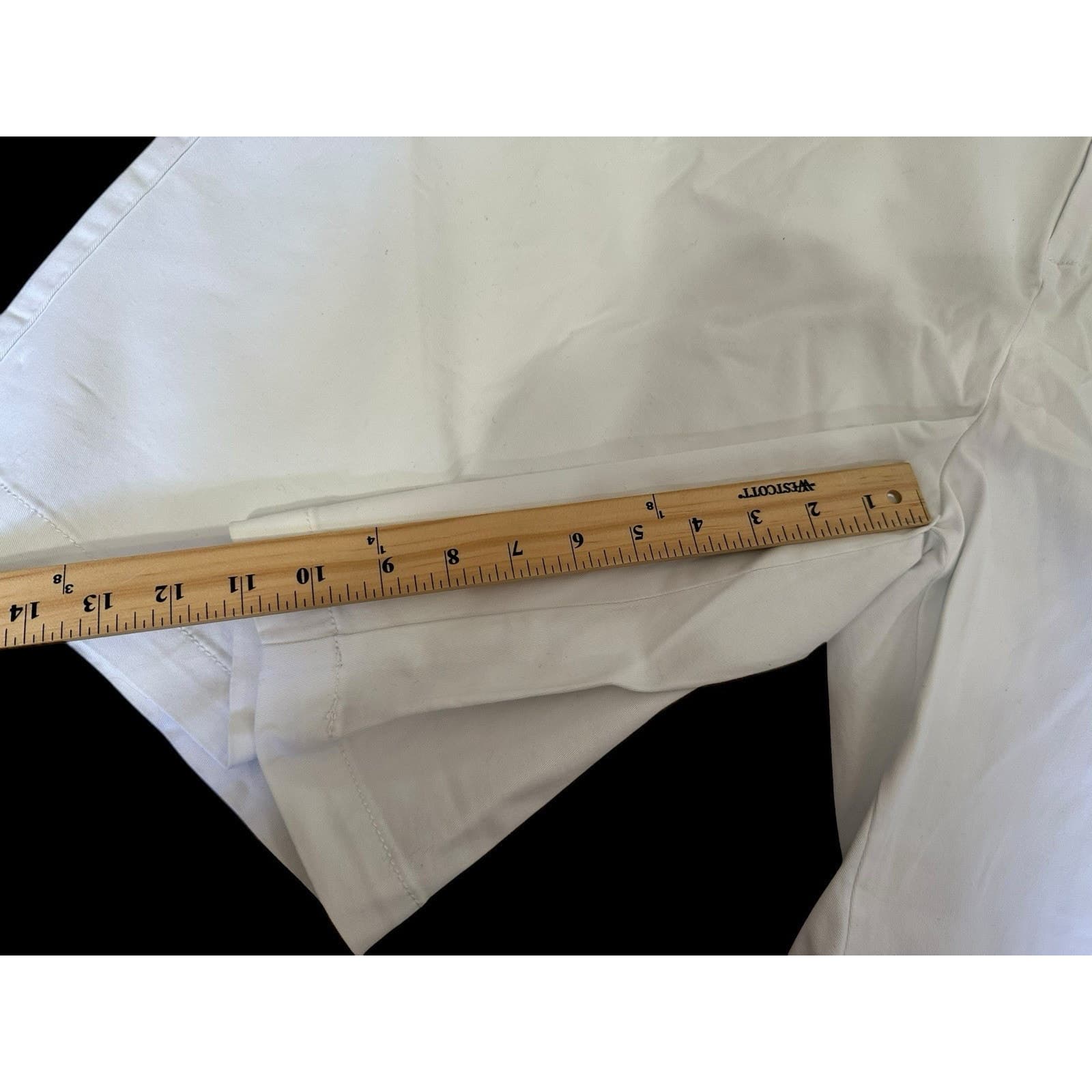 Nautica Size 50WBG White Cotton Deck Shorts New With Tag - Thumbnail 3