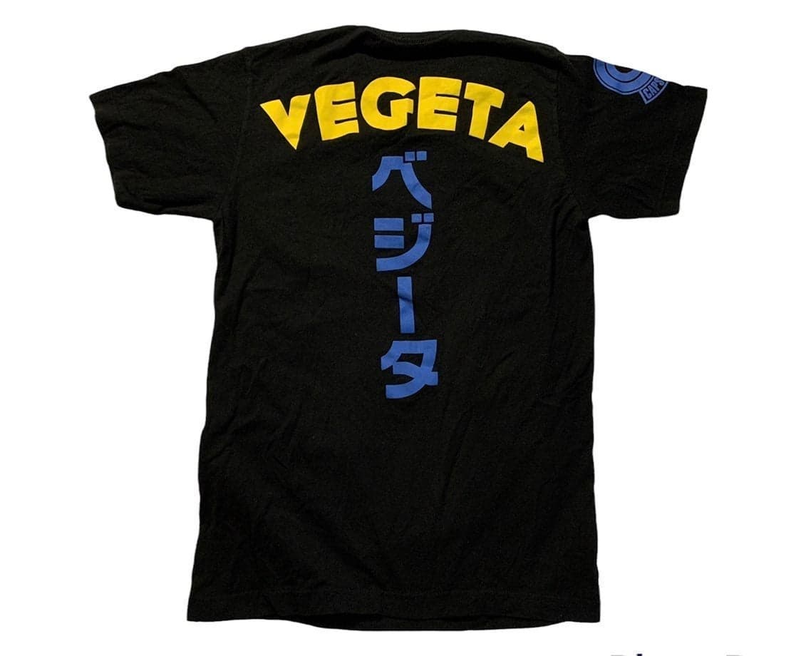 Majin Vegeta Dragon Ball Z Buu Saga Graphic Tshirt Capsule Corp Mens size small - Thumbnail 3