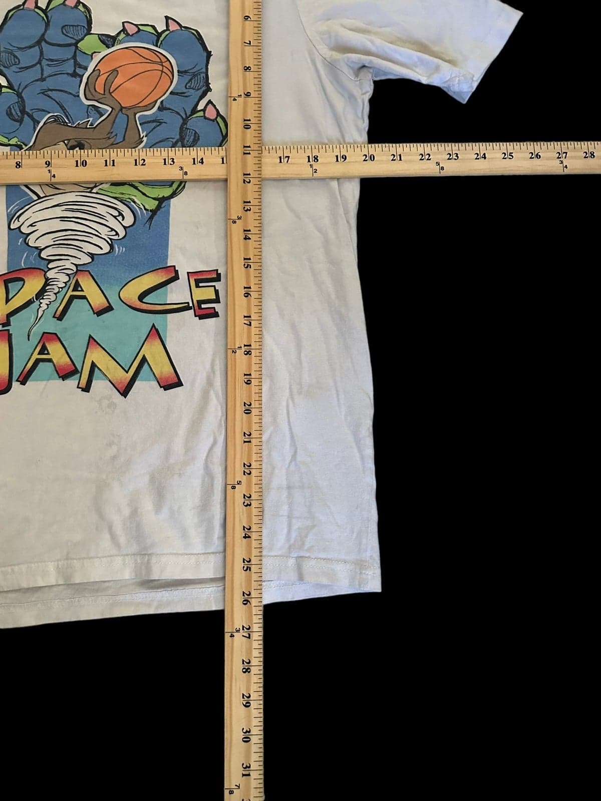 Vintage Taz Space Jam T-Shirt Mens Medium - Thumbnail 6