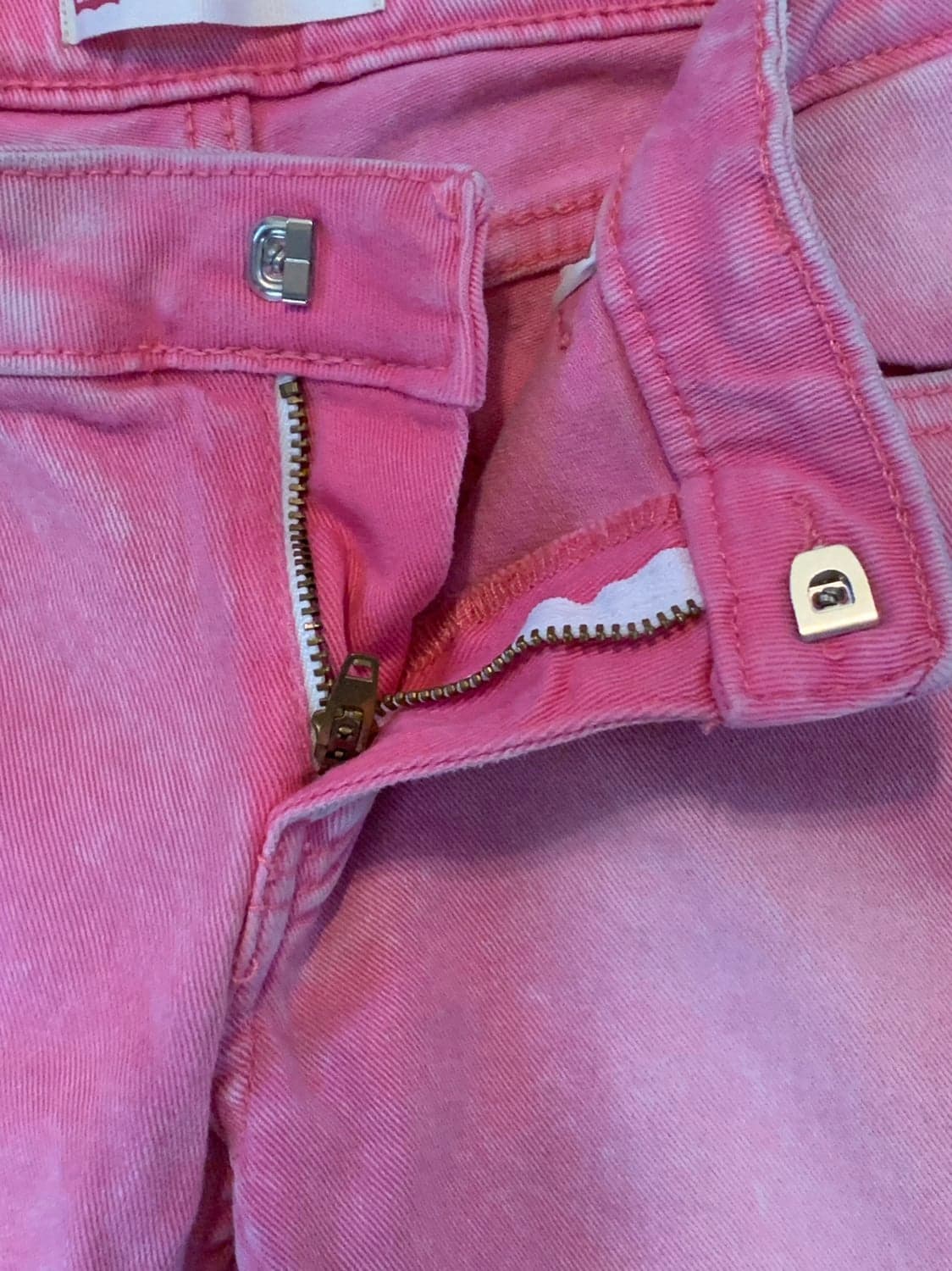 Girls size 14 Regular Pink Levi Skinny Jeans - Thumbnail 7