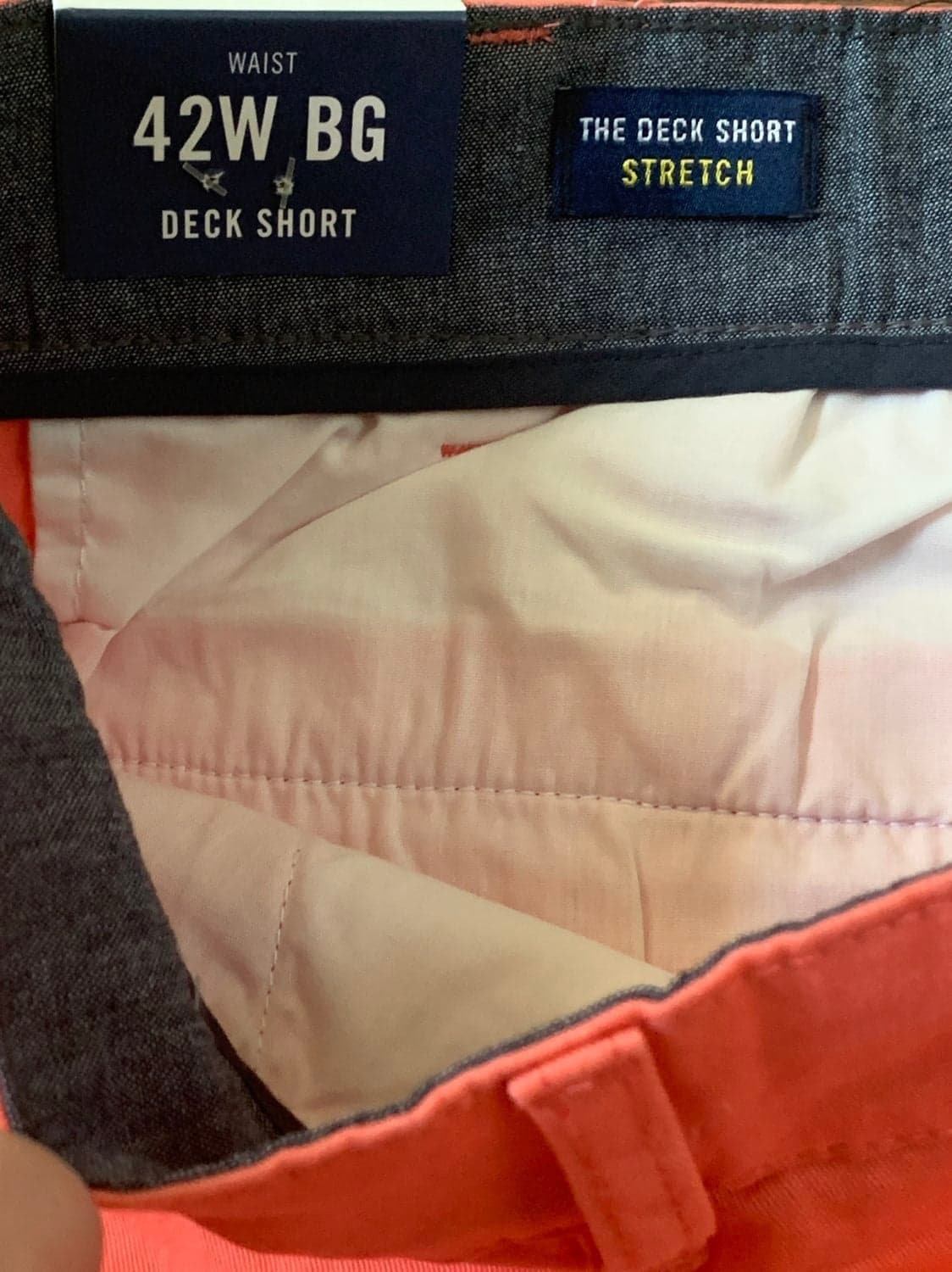 Nautica 9.5" BIG & TALL CLASSIC FIT DECK SHORTS 42W Big Casual Dress Men's - Thumbnail 3