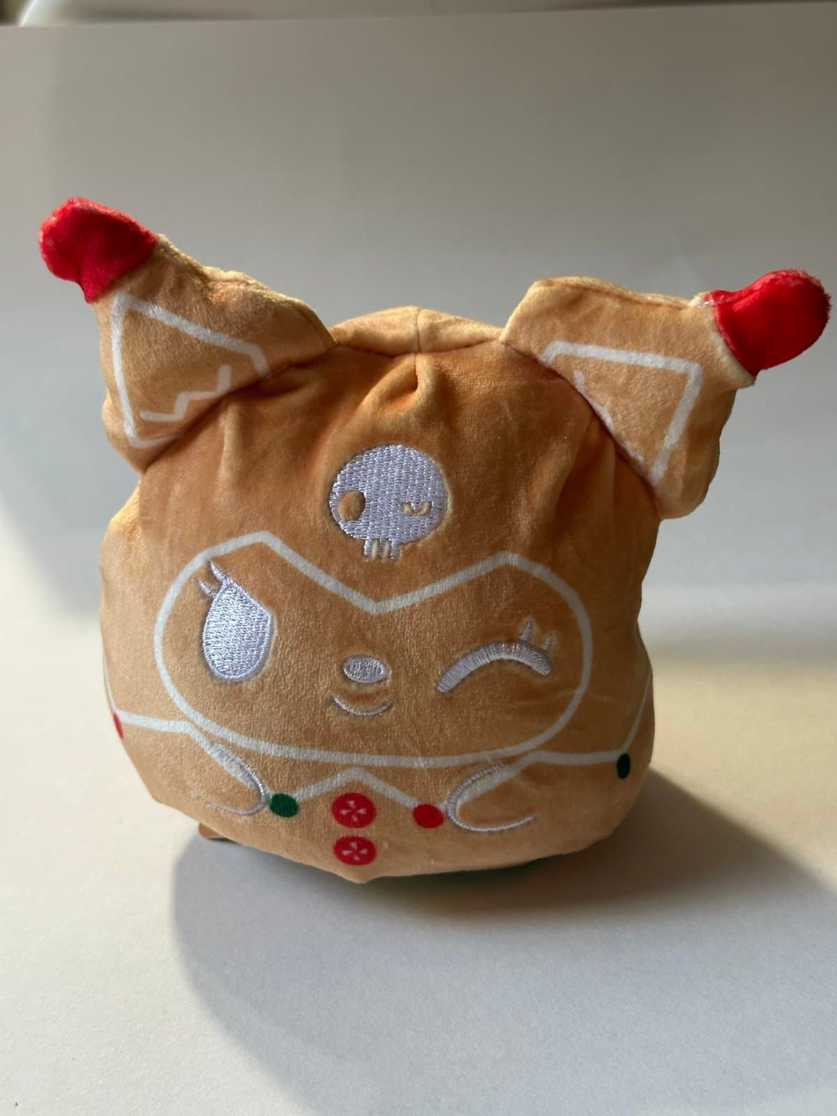 Kuromi Sanrio Christmas Hello Kitty 2024 Reversible 4’” Plushie By Tee Turtle - Thumbnail 3