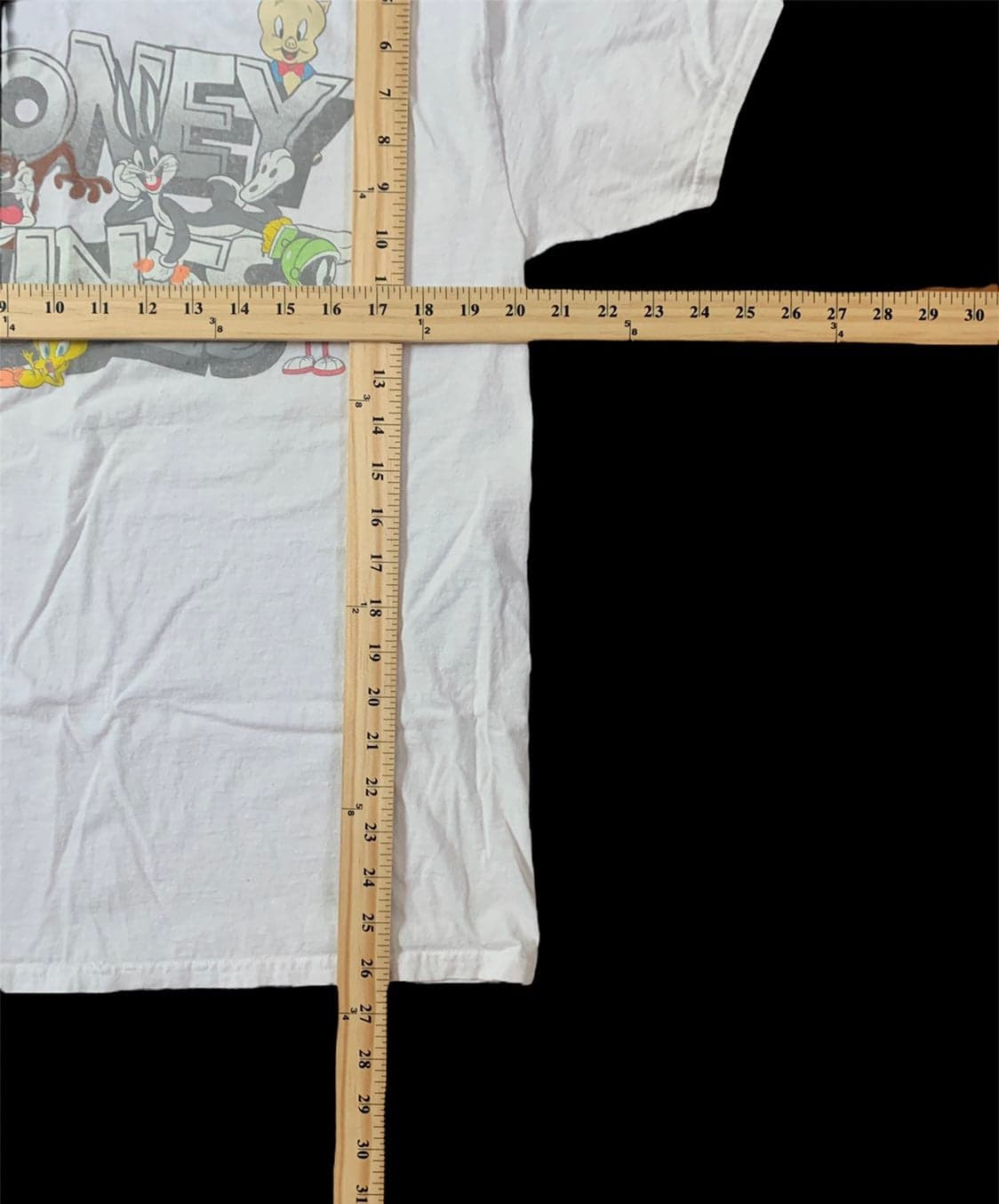 Retro Looney Tunes Bugs Bunny Thats All Folks Graphic T-Shirt - Thumbnail 4