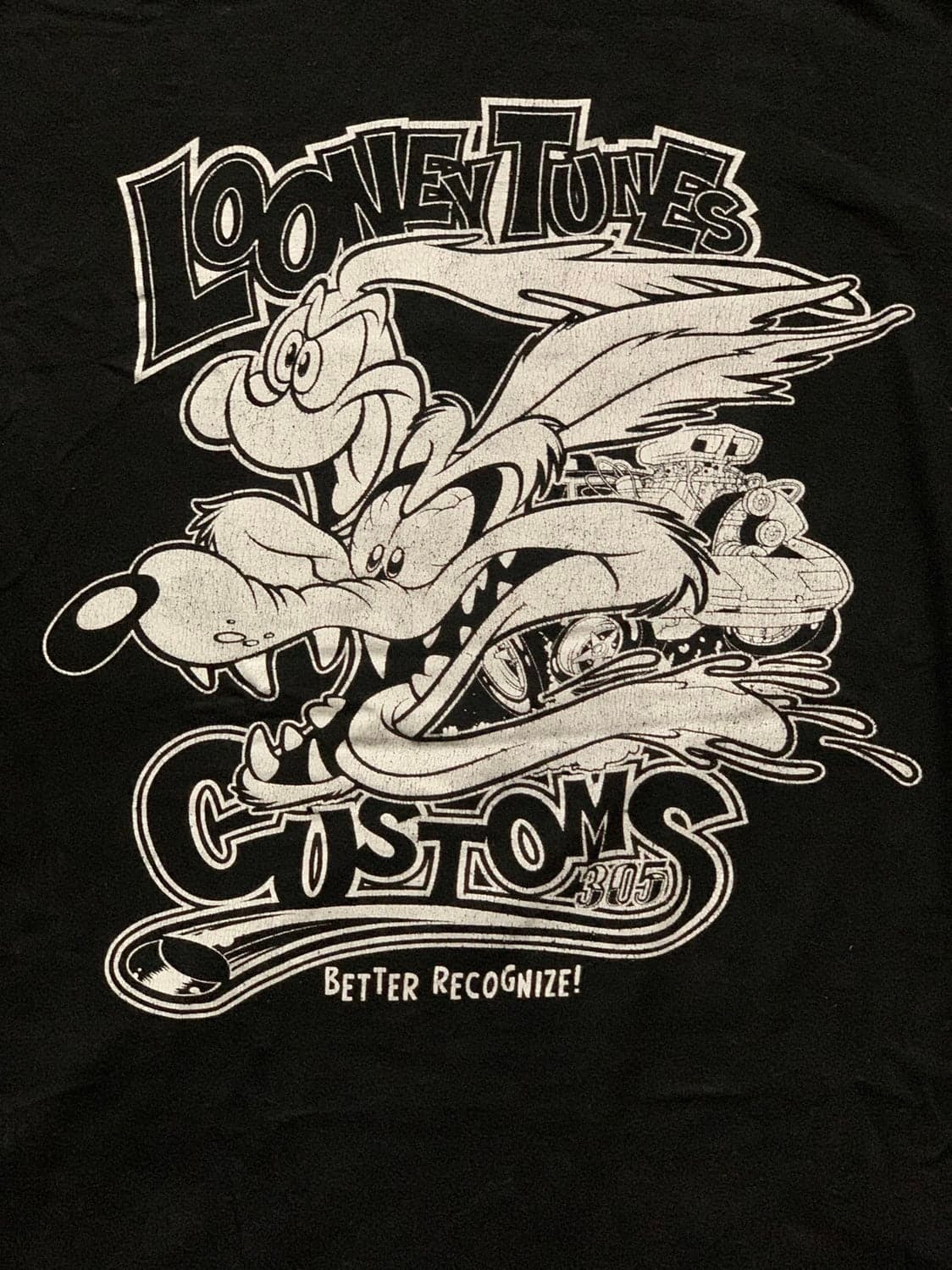 Rare Looney Tunes Customs 305 Madrid T-Shirt - Thumbnail 2