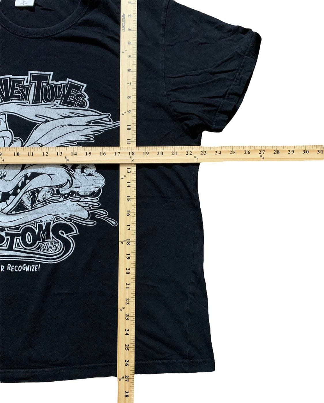Rare Looney Tunes Customs 305 Madrid T-Shirt - Thumbnail 4