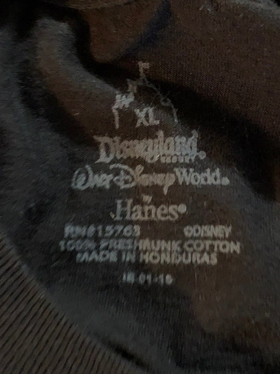 Disney World Mickey mouse glow in the dark T shirt size XL neon - Thumbnail 5