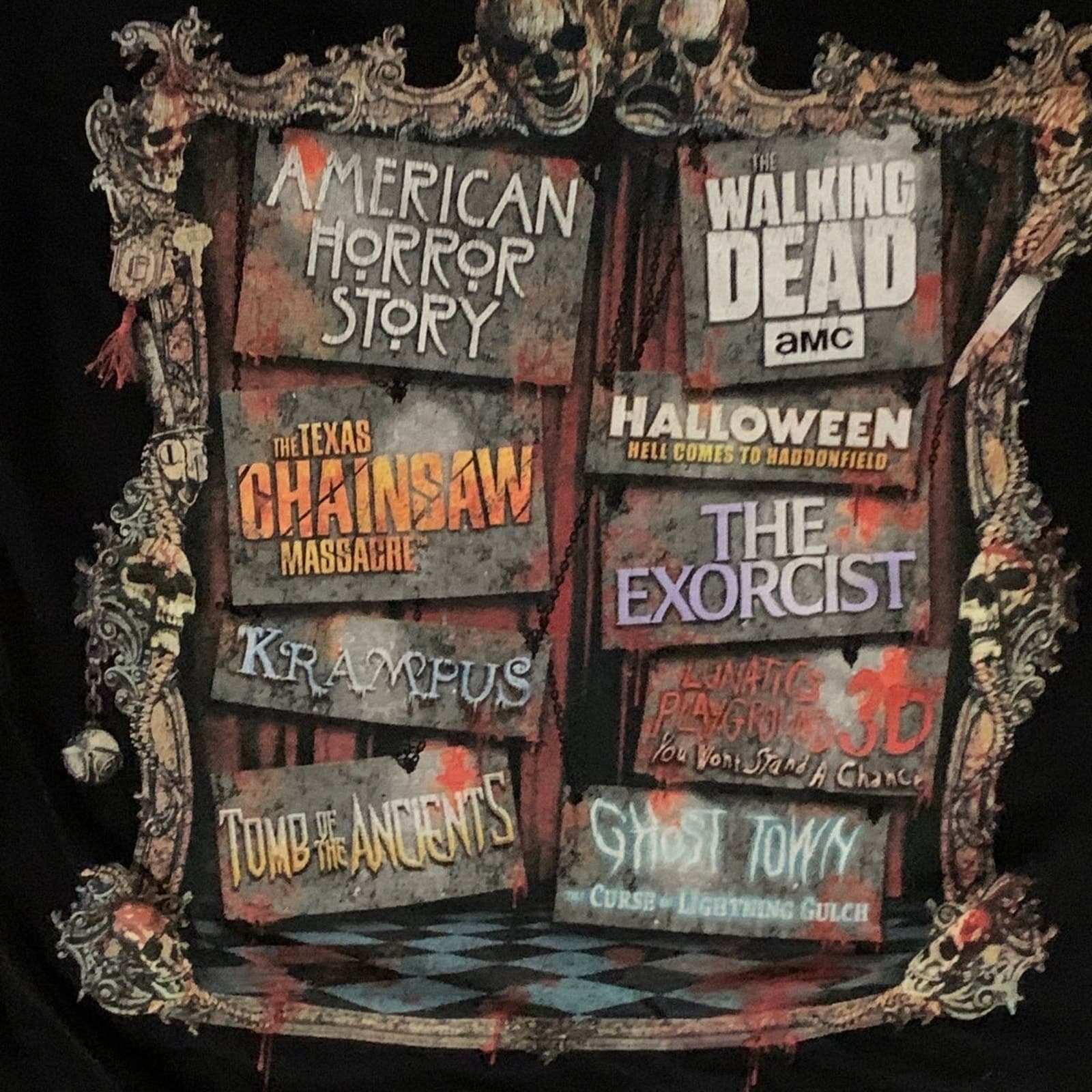 Universal studios park Halloween Horror Nights 26 T-Shirt Small - Thumbnail 2