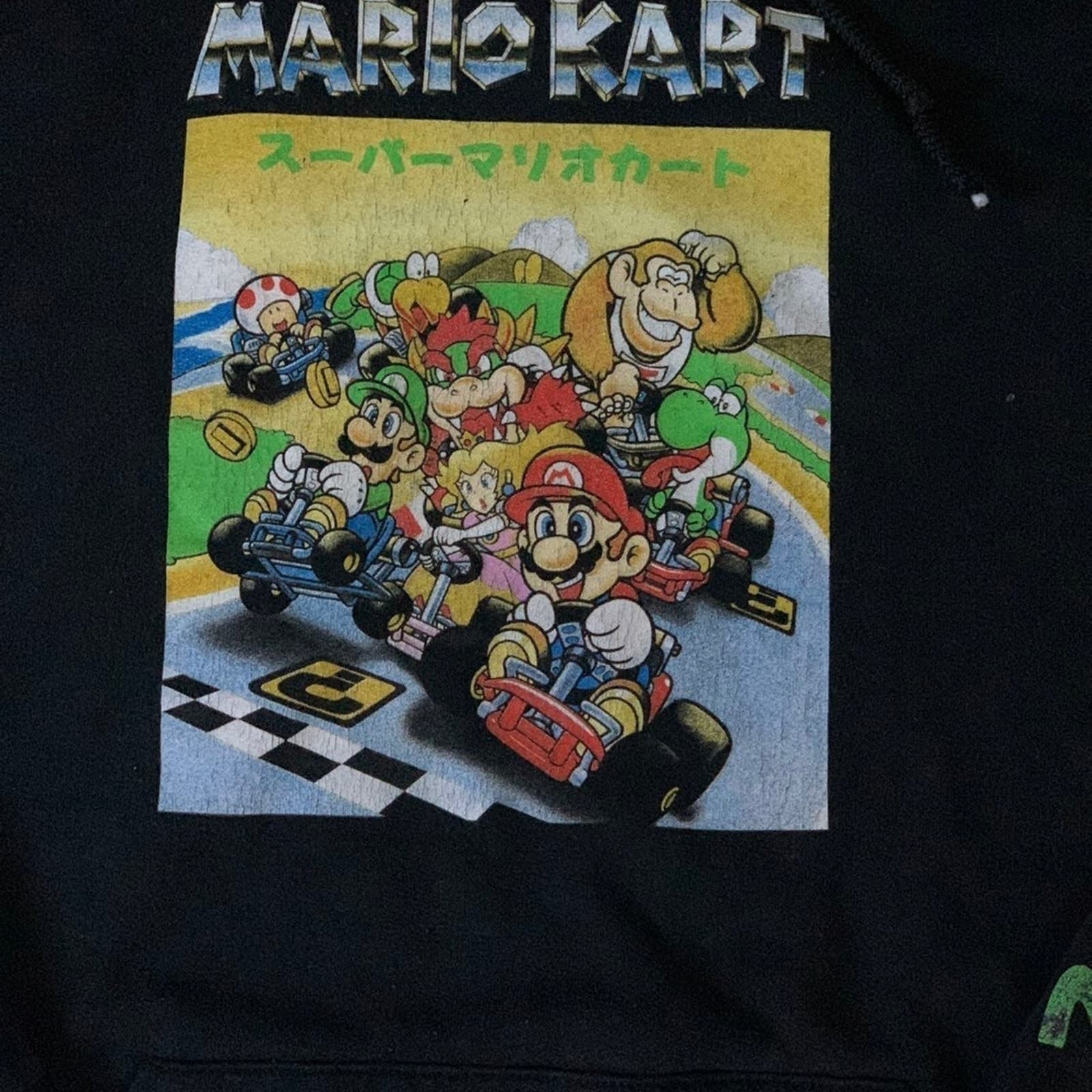 Official Nintendo Super Mario Kart Hoodie Gamer Player Anime Kawaii sweatshirt - Thumbnail 4