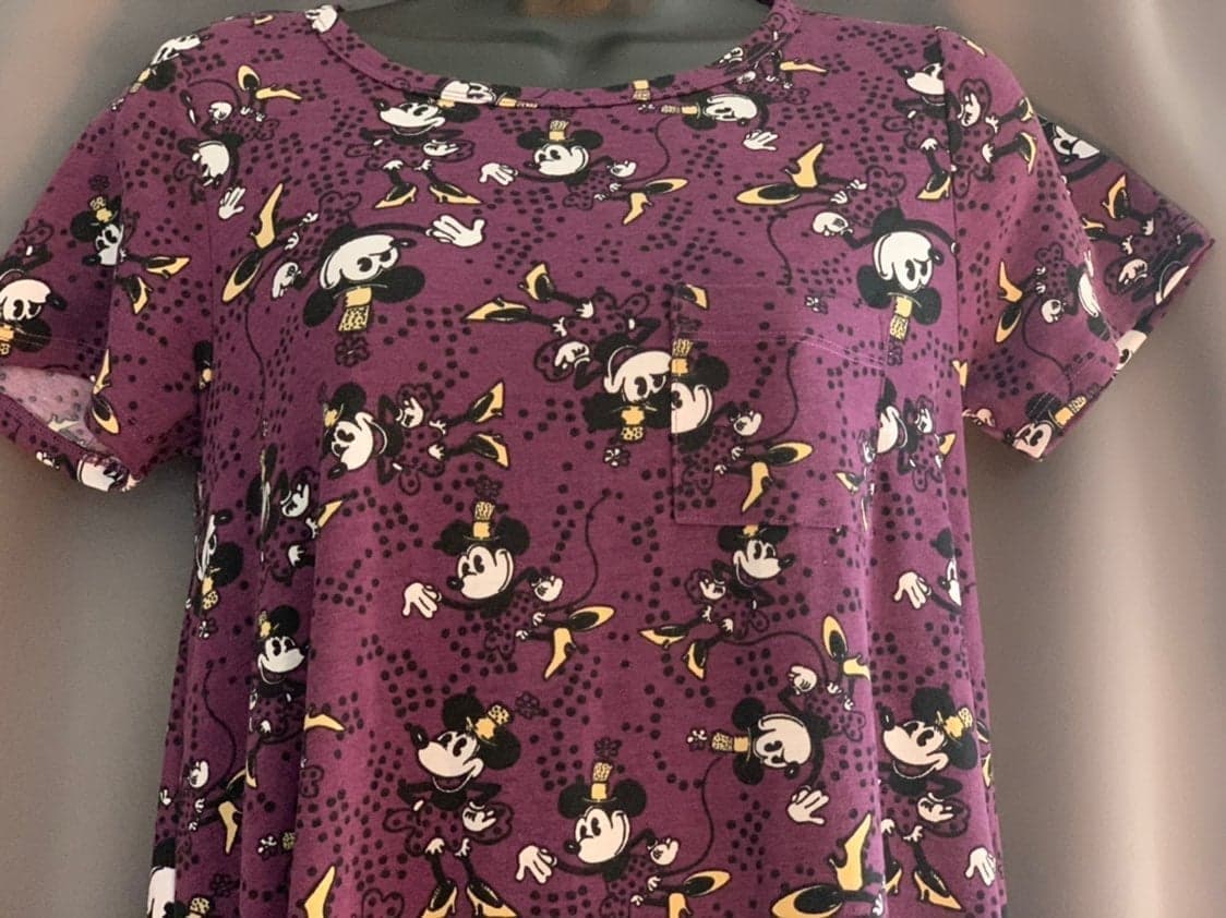 Lularoe Carly Minnie Mouse Disney Pocket Dress - Thumbnail 3