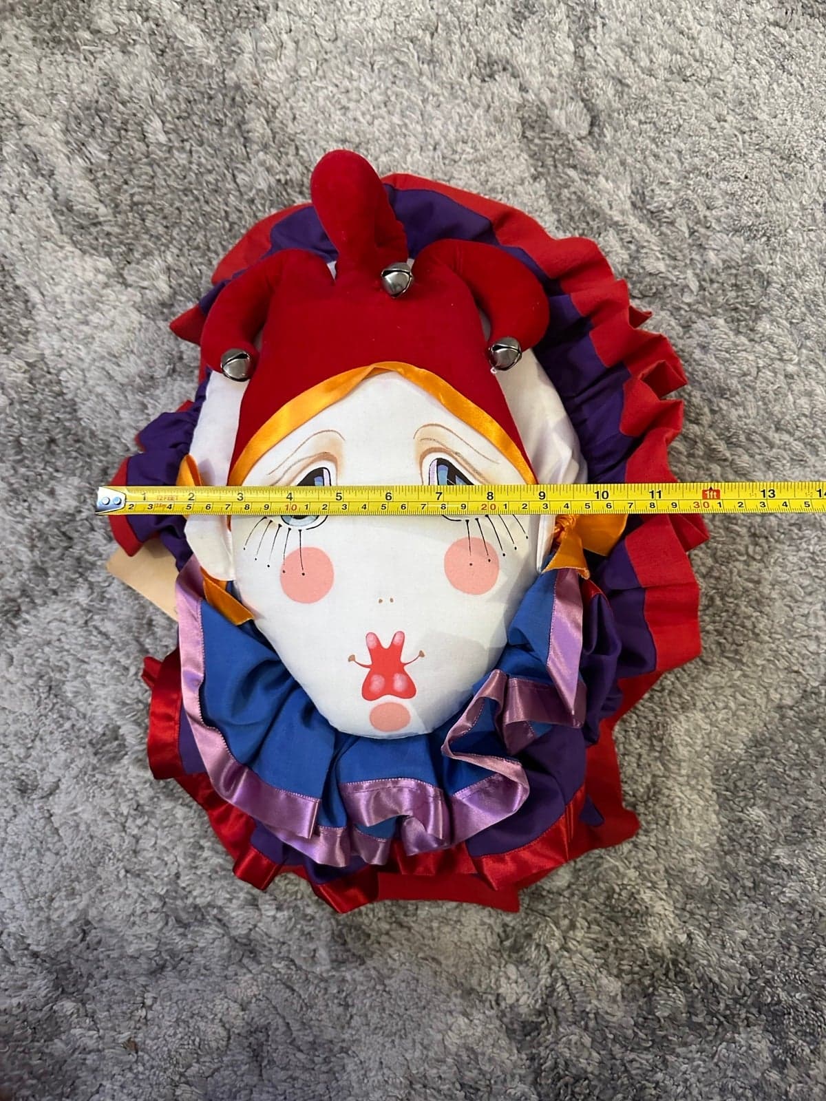RARE Tilly Collectibles Jester Soft Sculpture 1980 House That Tilly Built Art - Thumbnail 11
