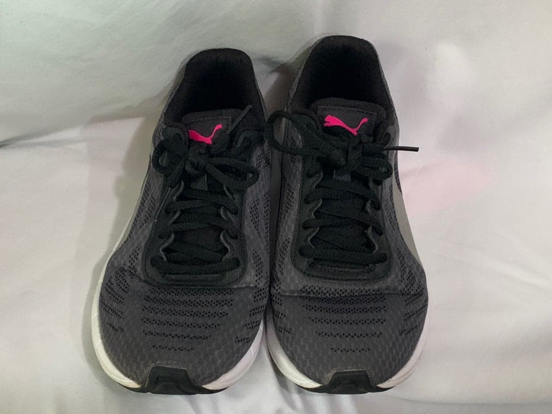 Puma Grey Meteor Running Shoes Low Top - Thumbnail 2