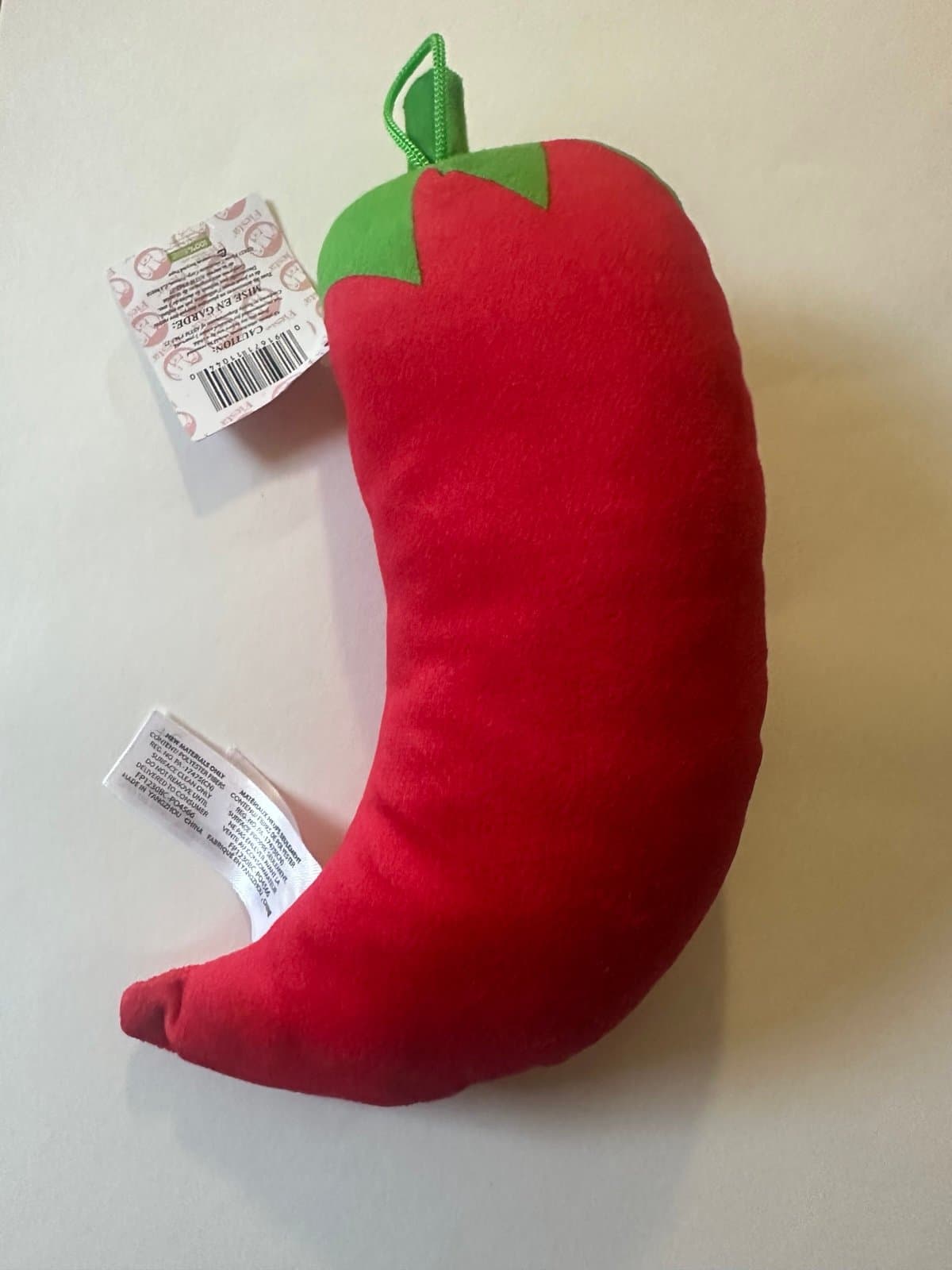 Red Chili Peppers Mustache Soft Plush Toy 9-Inch NEW! - Thumbnail 2