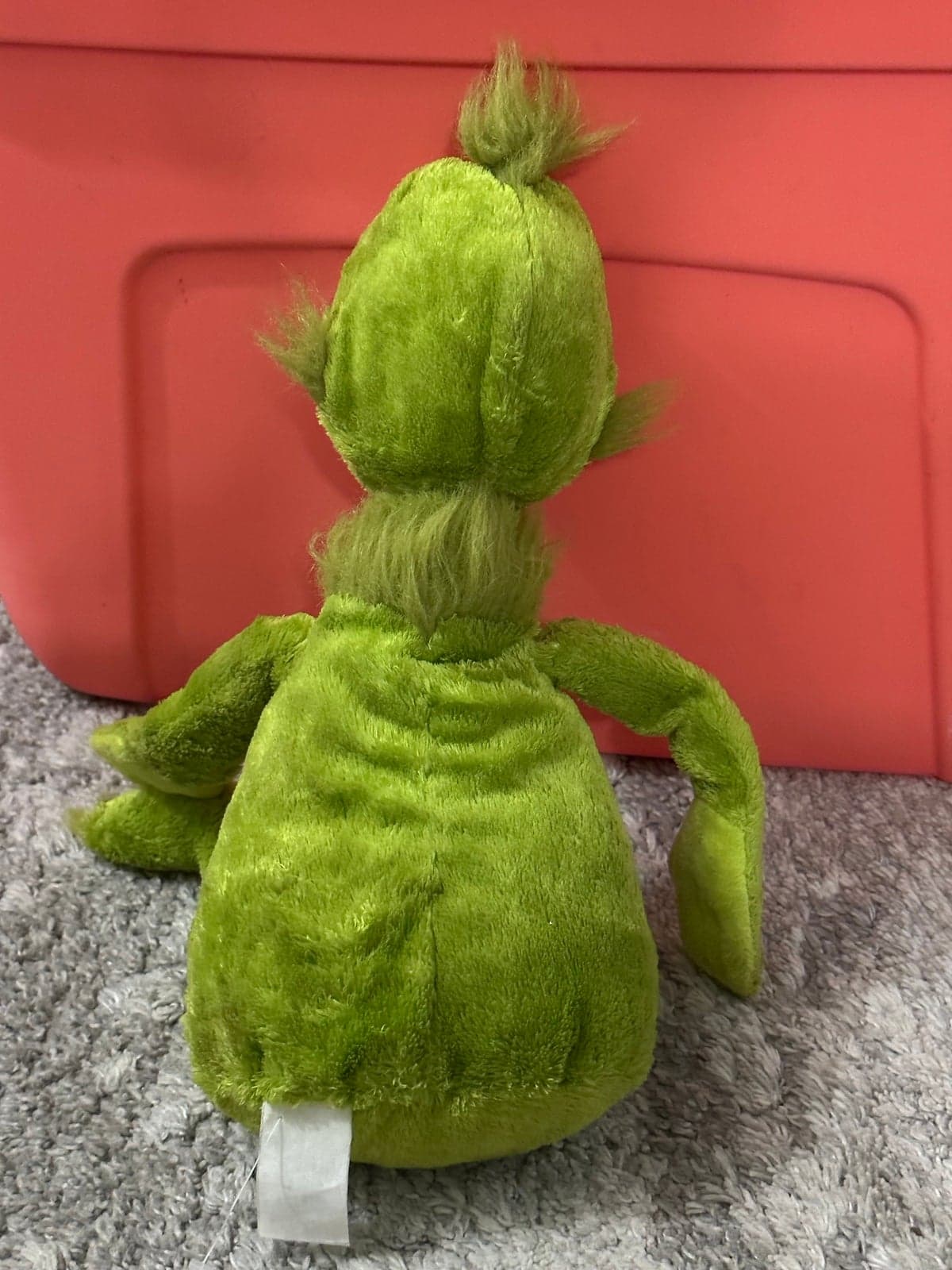 Large Dr Seuss How The Grinch Stole Christmas Green Yellow Kolhs Plush 20" Toy - Thumbnail 2
