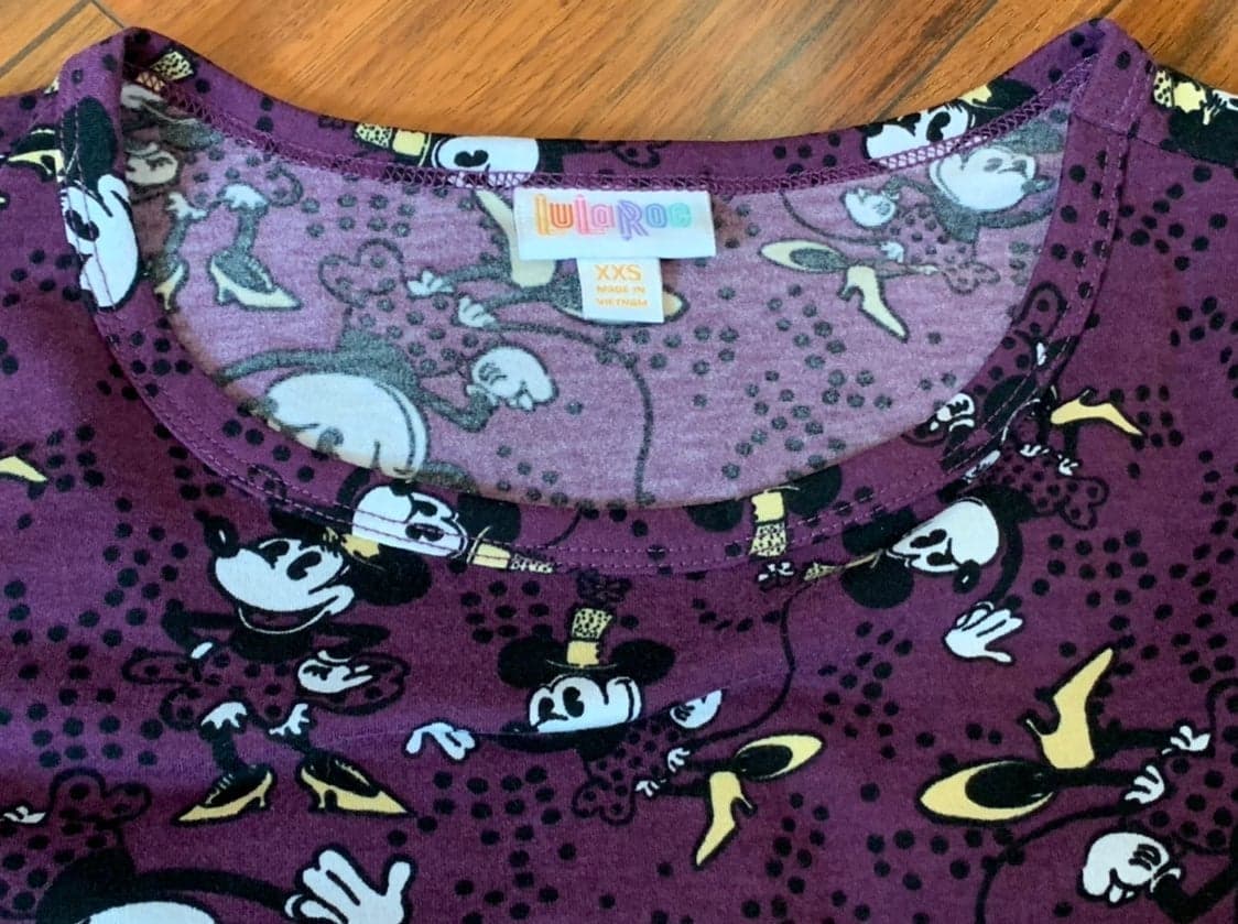 Lularoe Carly Minnie Mouse Disney Pocket Dress - Thumbnail 4