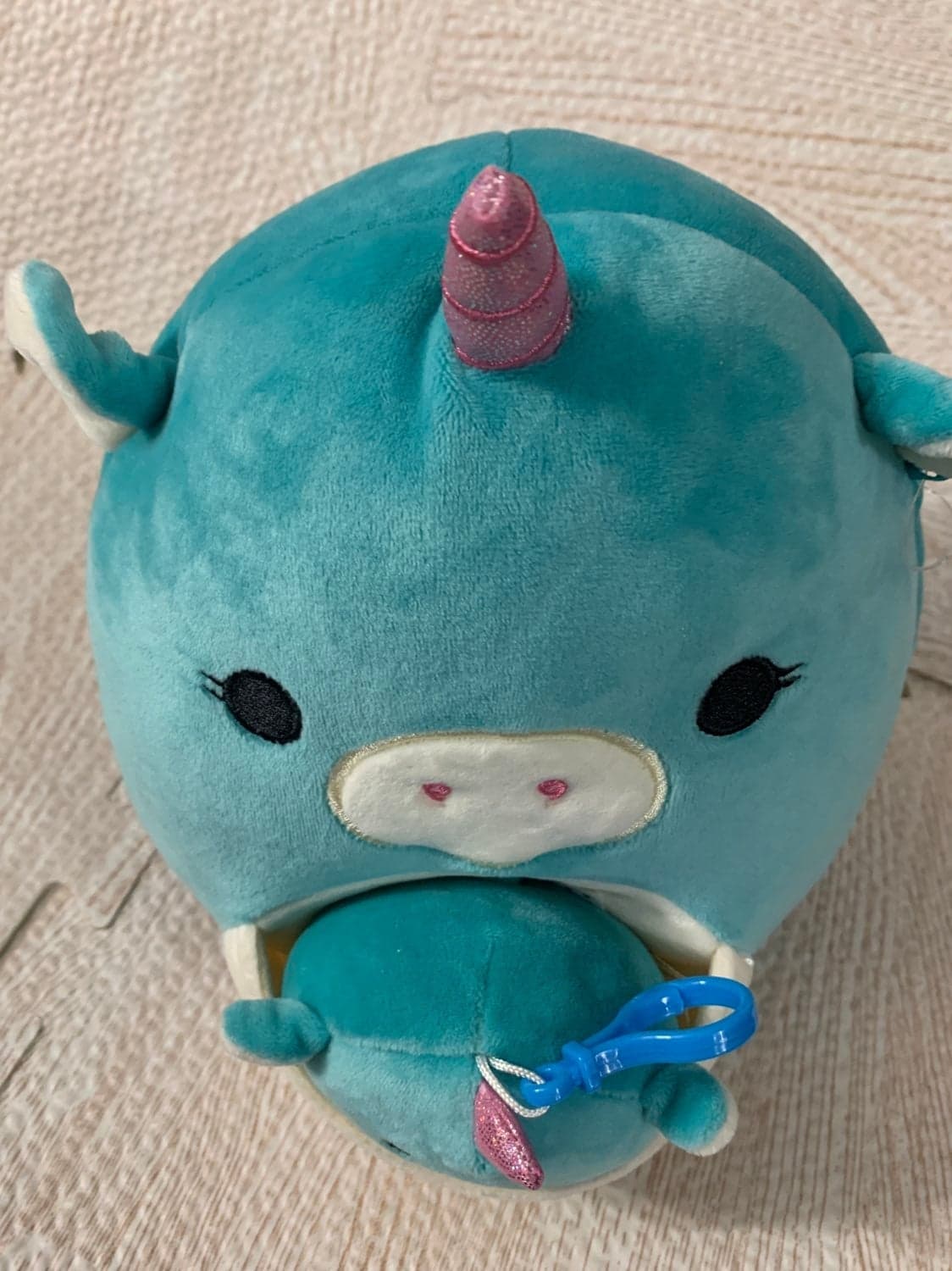 8’ Ace And Clip Unicorn Mommy Exclusive Squishmallow Hard To Find Rare plush - Thumbnail 6