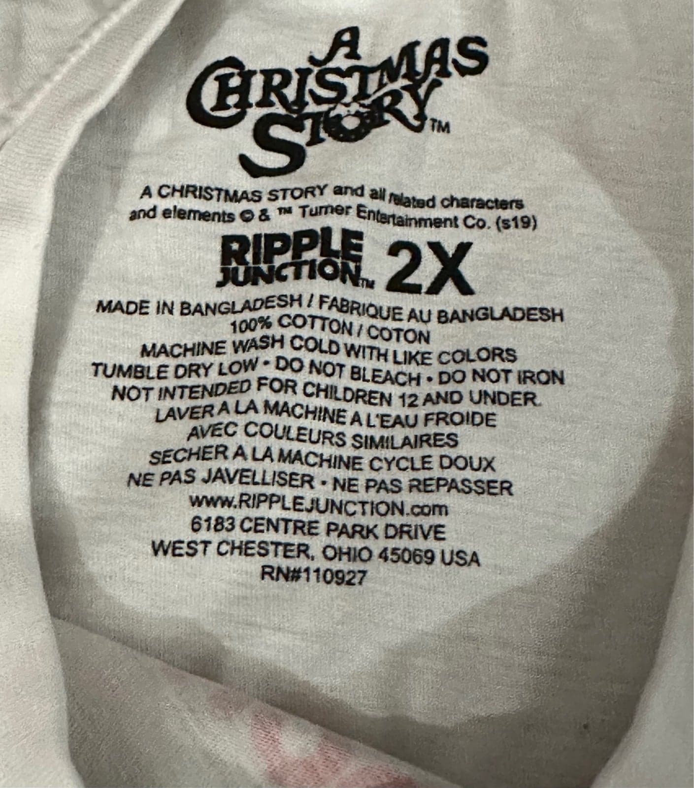 A Christmas Story You’ll Shoot Your Eye Out T-Shirt Ripple Junction Size 2X - Thumbnail 4