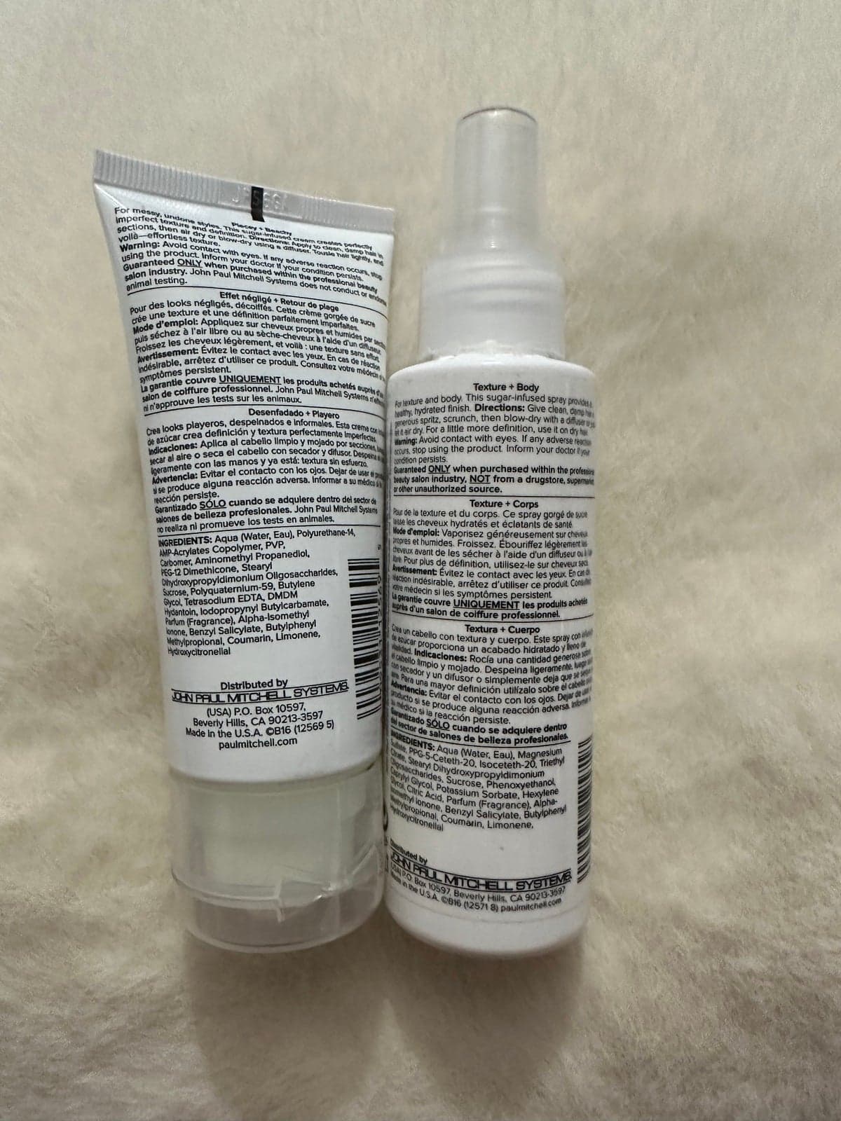 Lot 2 Paul Mitchell NEON Sugar Twist & Spray Piecey Beachy Deluxe Travel Size - Thumbnail 2