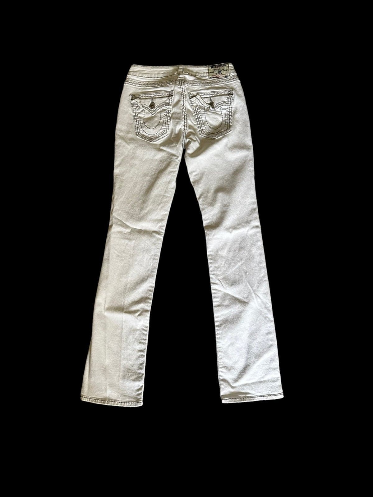 Womens True Religion Straight White Jeans Size 29 - Thumbnail 7