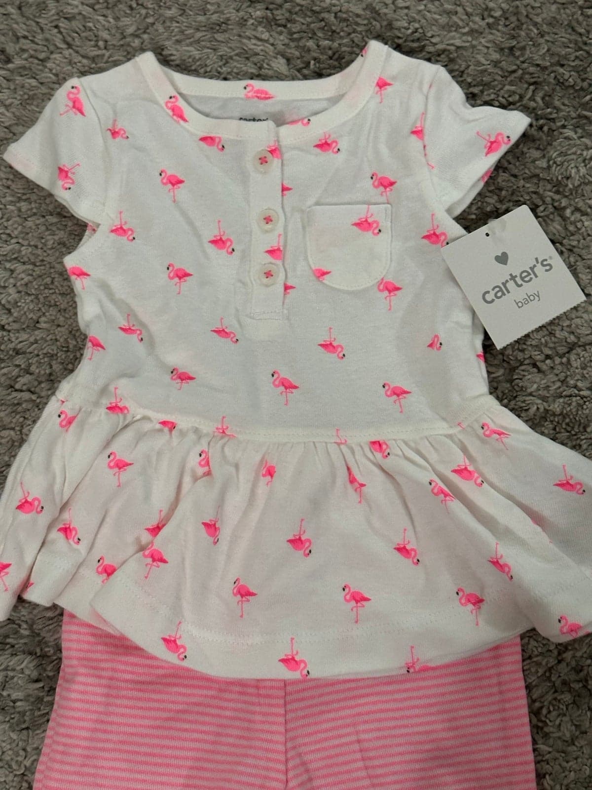 Carter Baby 9 month girls outfit bundle nwt - Thumbnail 3